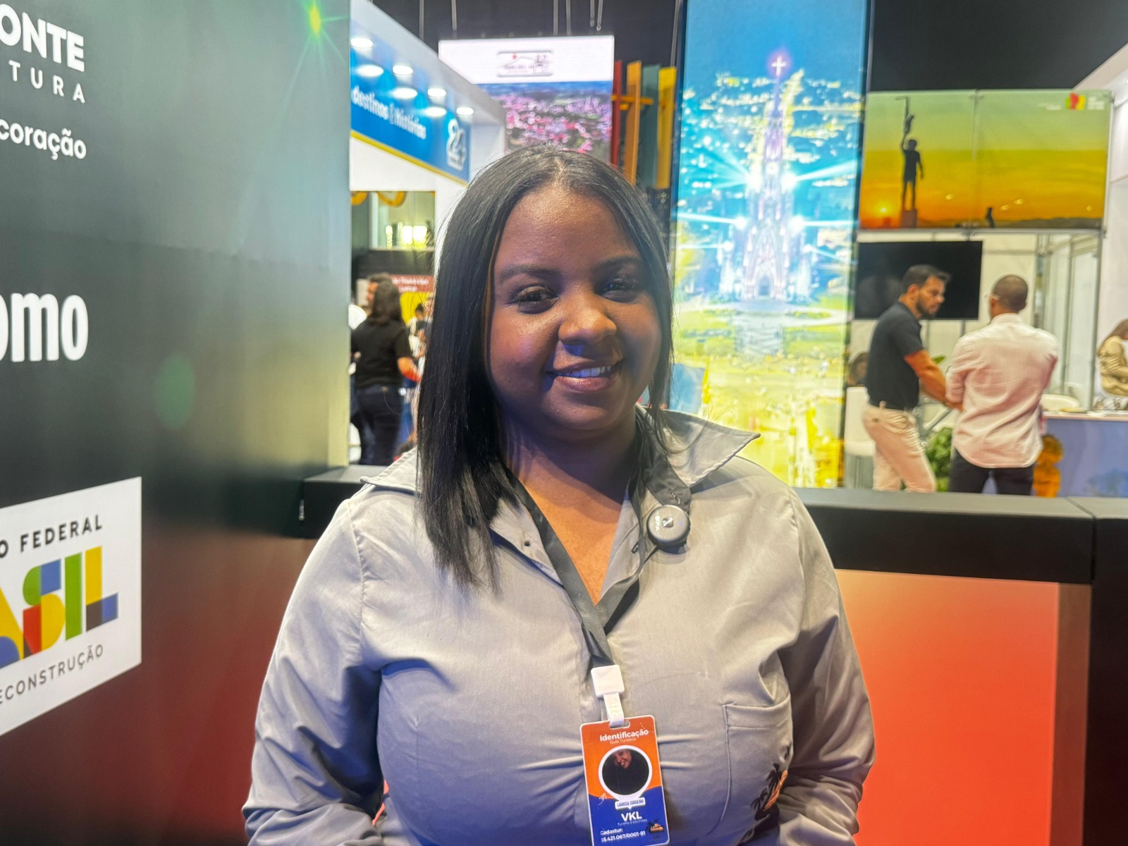 A agente de viagens Larissa Cordeiro participou da capacitação e se surpreendeu com o que viu sobre Sergipe / Foto: Pietro Lobo/Setur