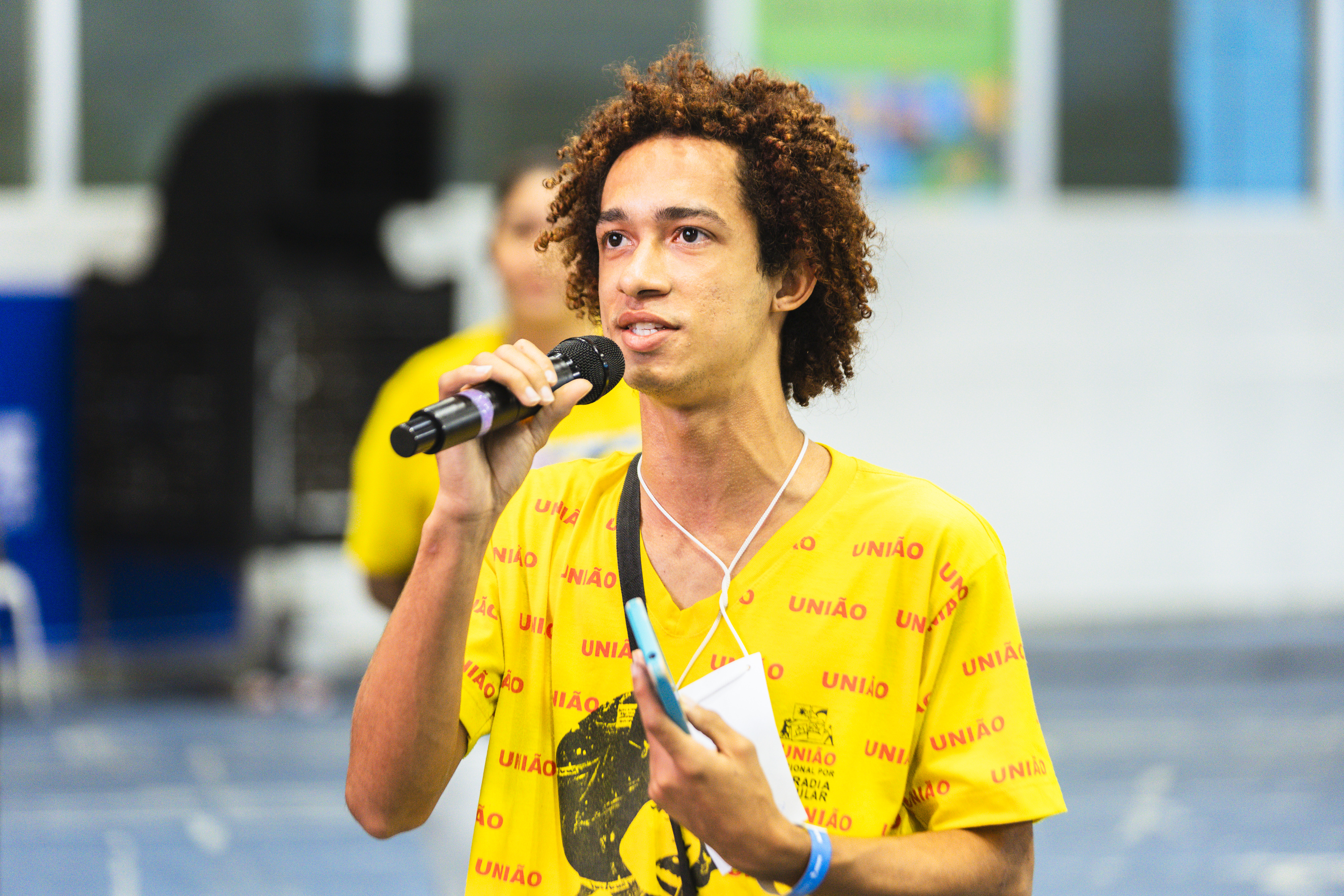 Davi Santos, delegado representante da União Nacional por Moradia Popular / Foto: Igor Matias