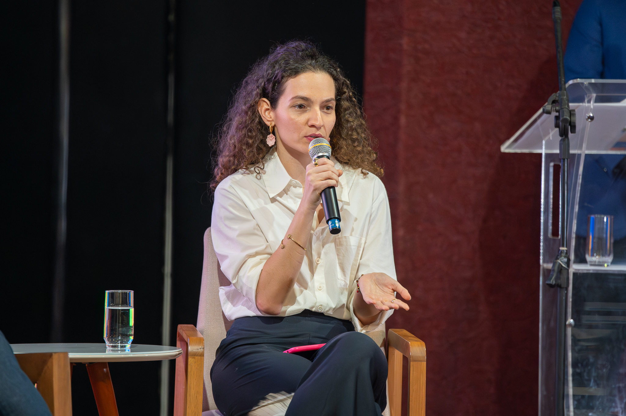 Gestora governamental da Seplan e coordenadora do evento, Isadora Britto