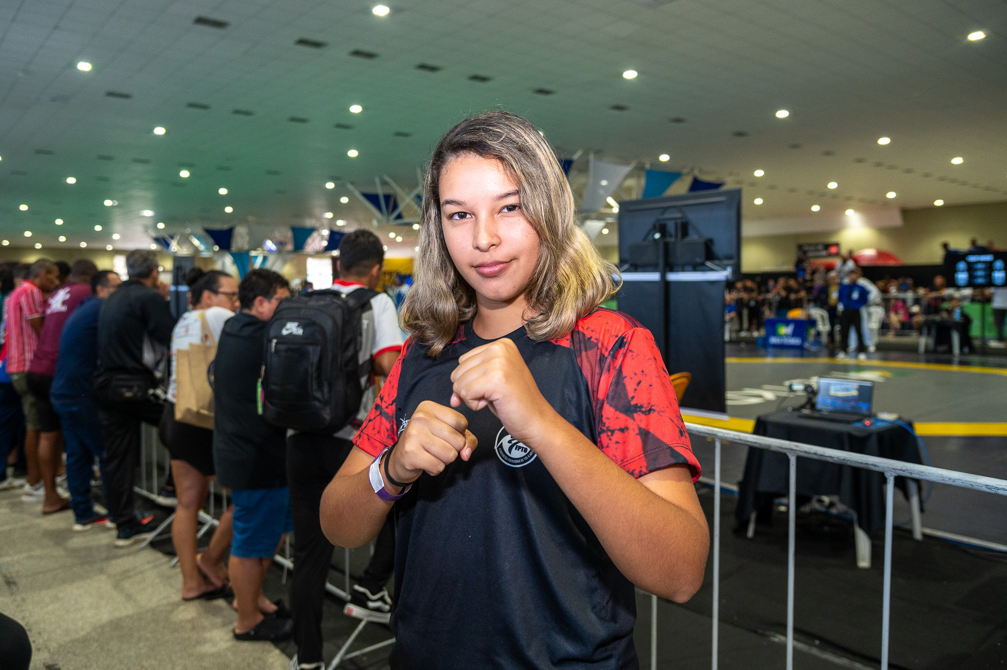 Helena Vitória, da Paraíba, participou pela primeira vez de um nacional e ressaltou a boa experiência / Foto: Thiago Santos