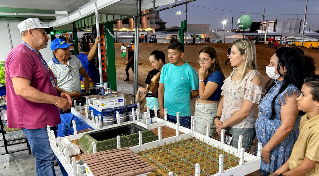 Maquete apresentou aos visitantes do Canindé Agroshow o Programa Água Doce / Fotos: Fernando Augusto e Vieira Neto