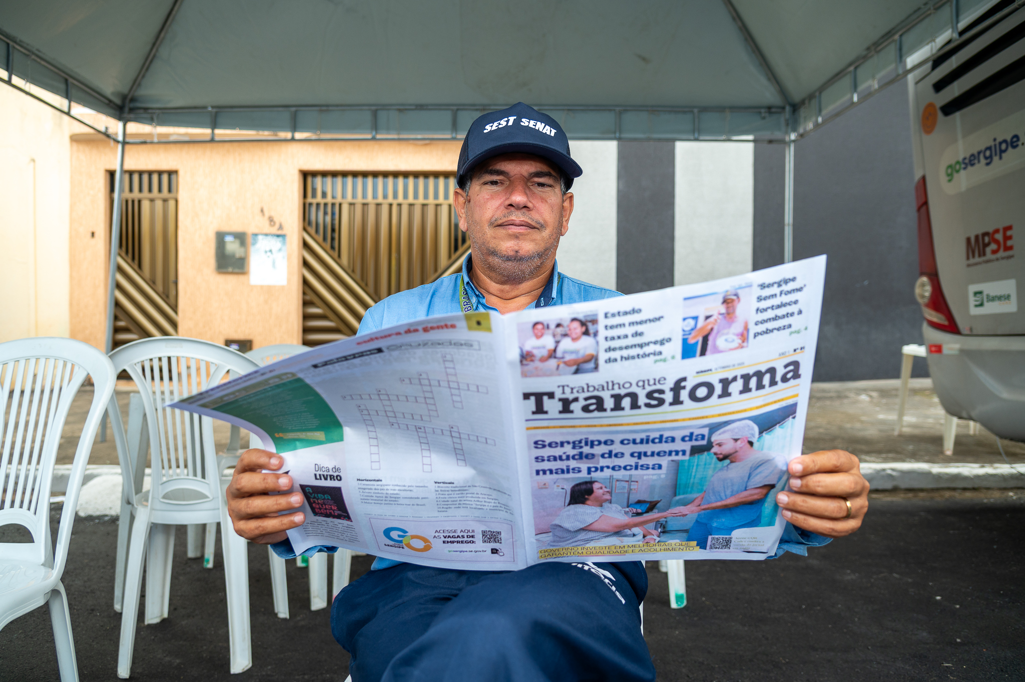 Para Isaías, o jornal ajuda as pessoas a terem mais dimensão das ações desenvolvidas