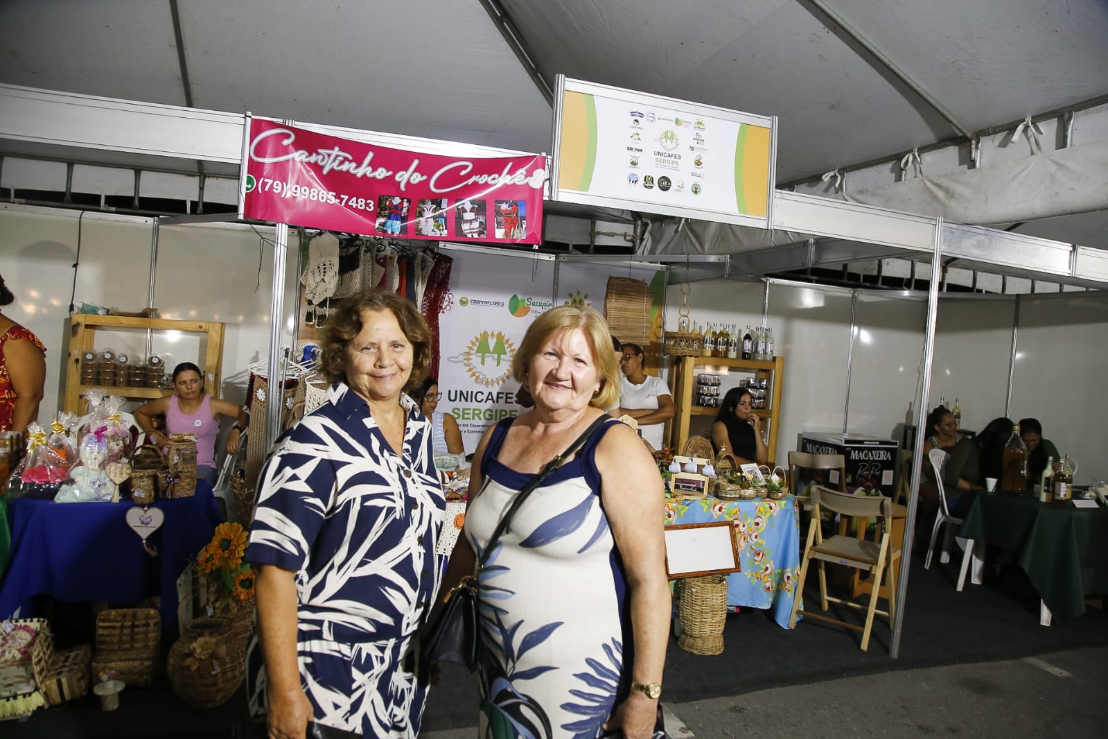 As amigas Maria Augusta Dantas e Rita Maria Moura