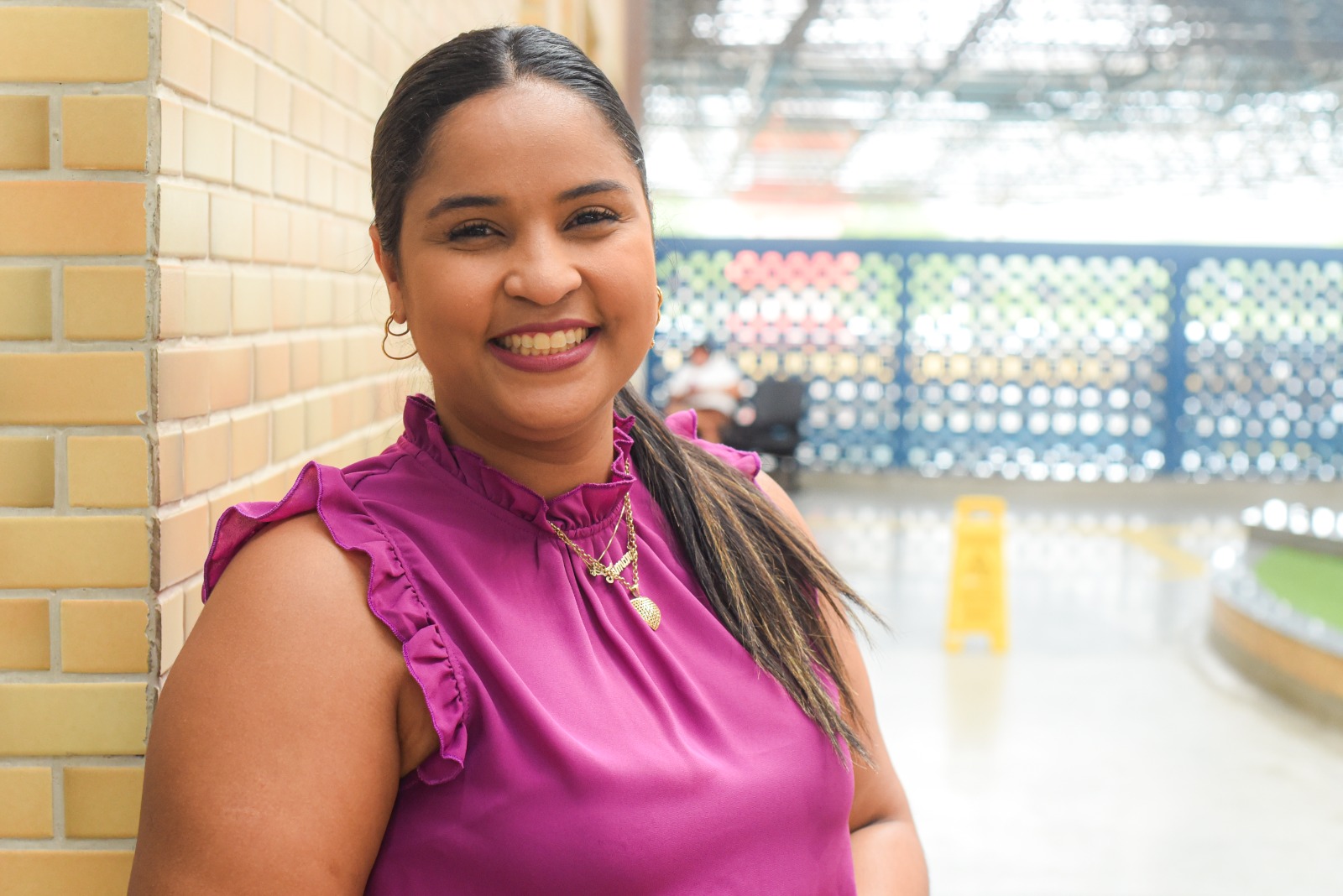 Gerente do setor de Órteses, Próteses e Materiais Especiais, Tamara Carvalho