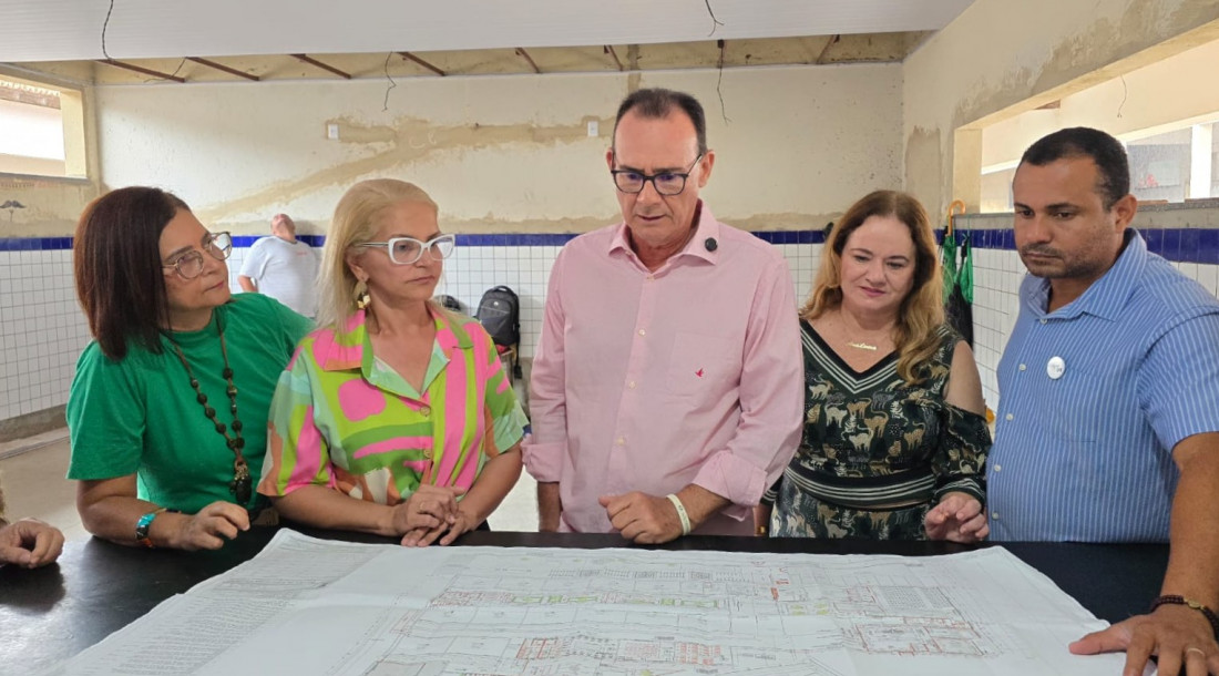 Obras do Centro de Excelência Felisbelo Freire qualificarão a oferta dos serviços educacionais em Itaporanga d’Ajuda// Fotos: Silvio Oliveira
