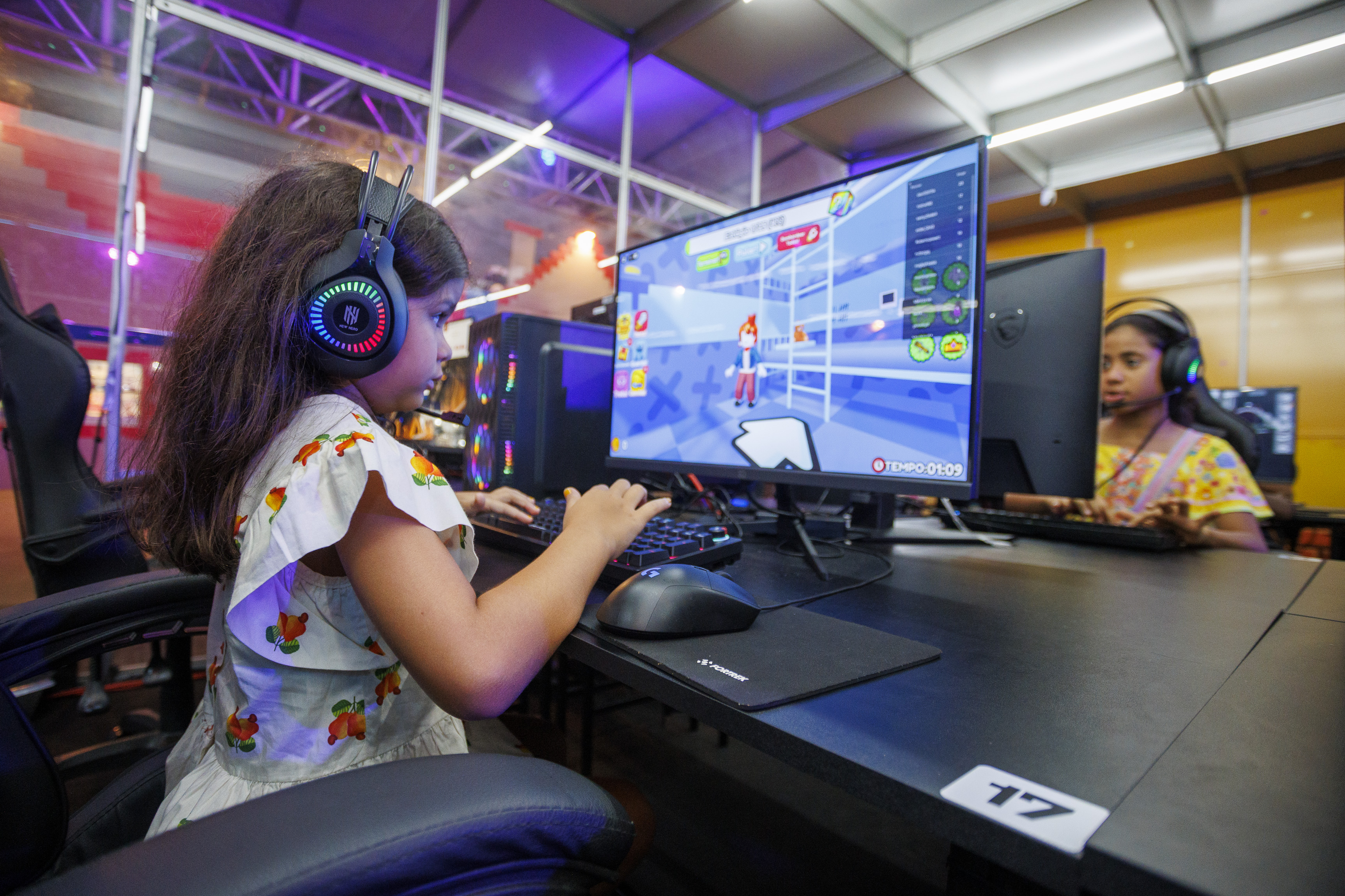 Jogos educativos treinam o lúdico e estimulam a criatividade / Foto: Igor Matias