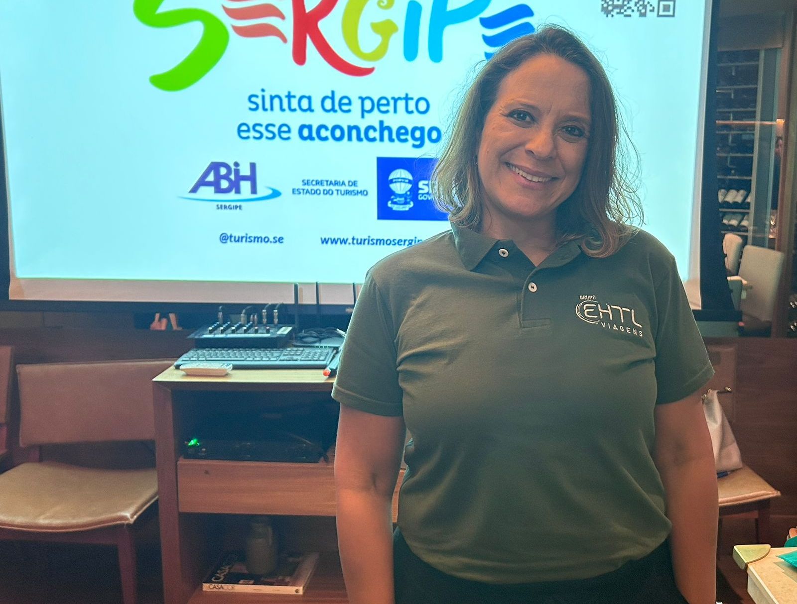 Jacqueline Brito revelou que a capacitação forneceu informações novas a ela sobre Sergipe / Foto: Naime Melo