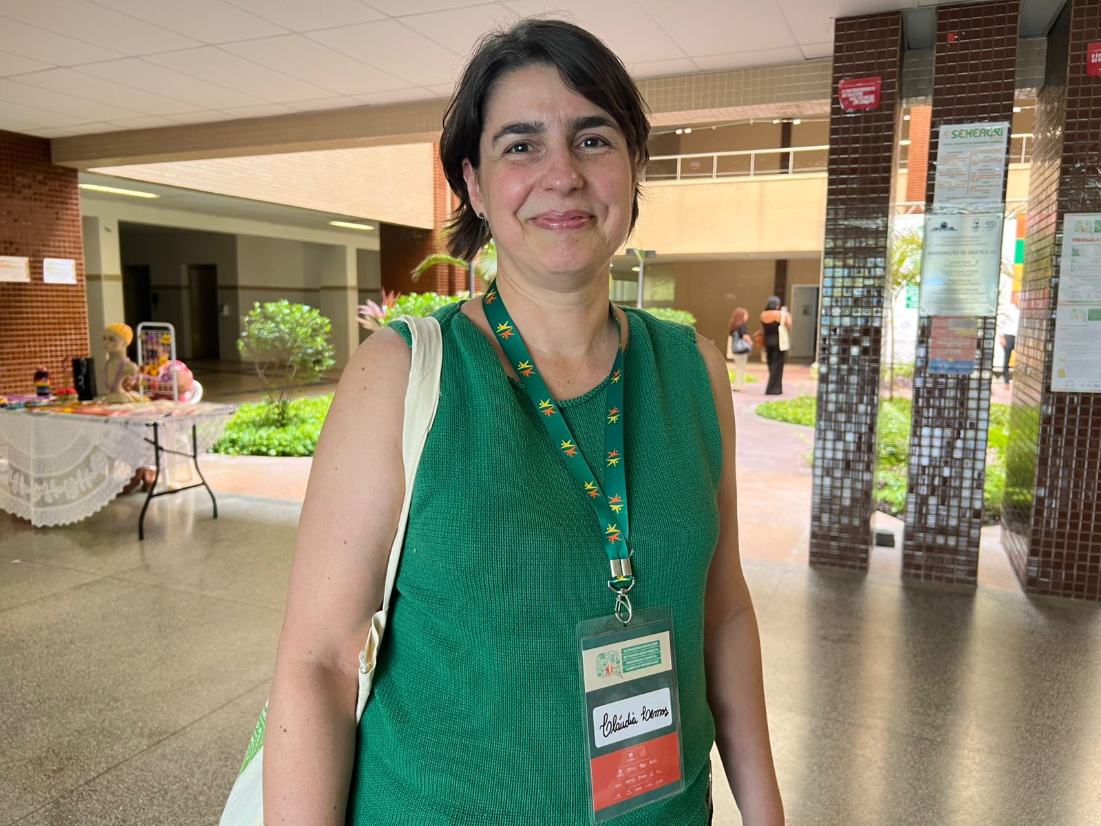 A jornalista Cláudia Lemos, que atua na Comunicação da Câmara dos Deputados, em Brasília, destacou a importância do evento / Foto: Autimira Menezes/Setur