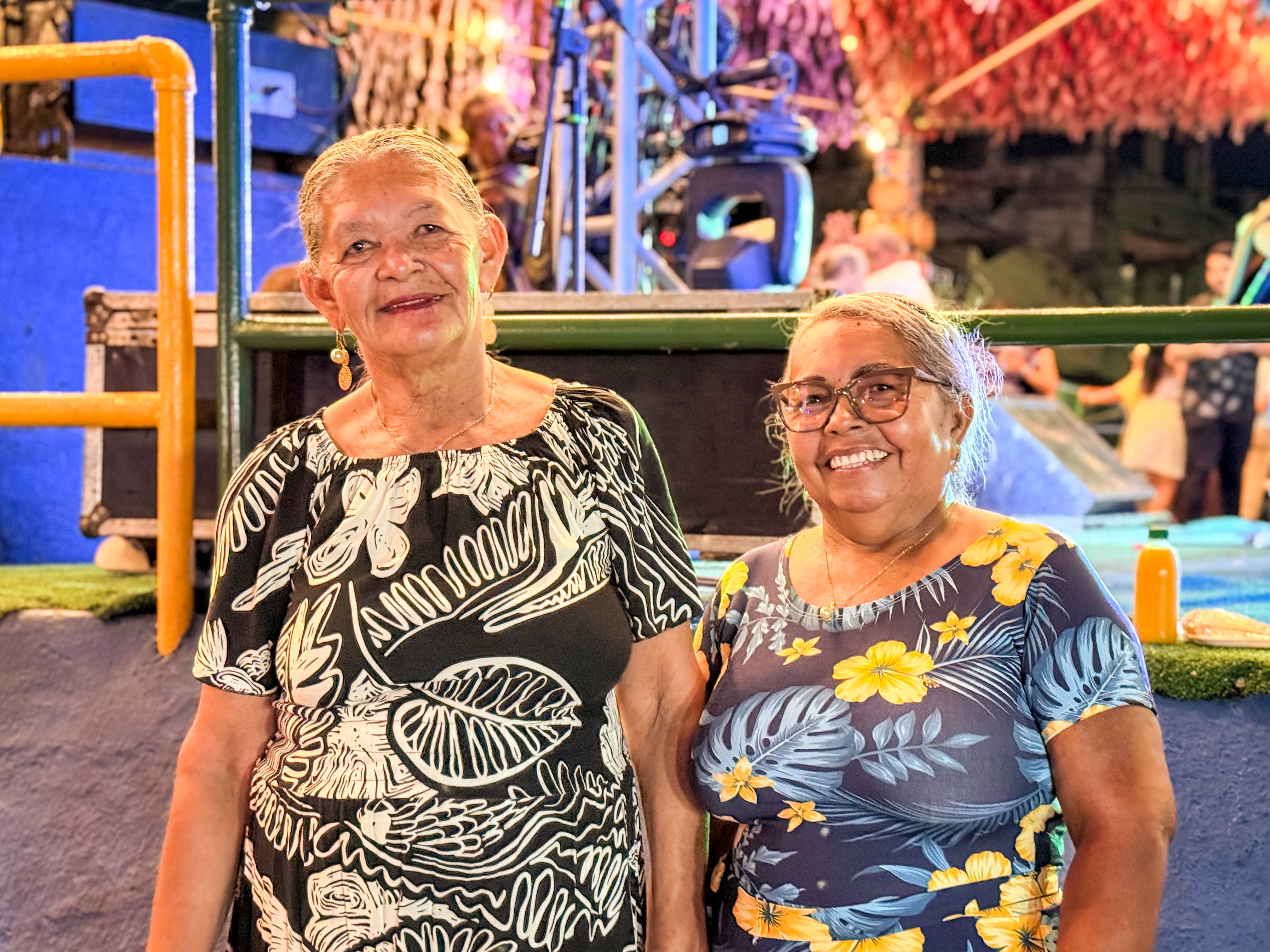 Amigas Arlinda Francisca dos Santos e Maria Matilde dos Santos