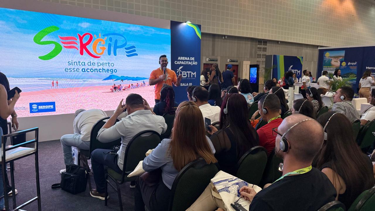 Estande de Sergipe em feiras de turismo divulgam a diversidade cultural do estado / Foto: Pietro Lobo/Setur