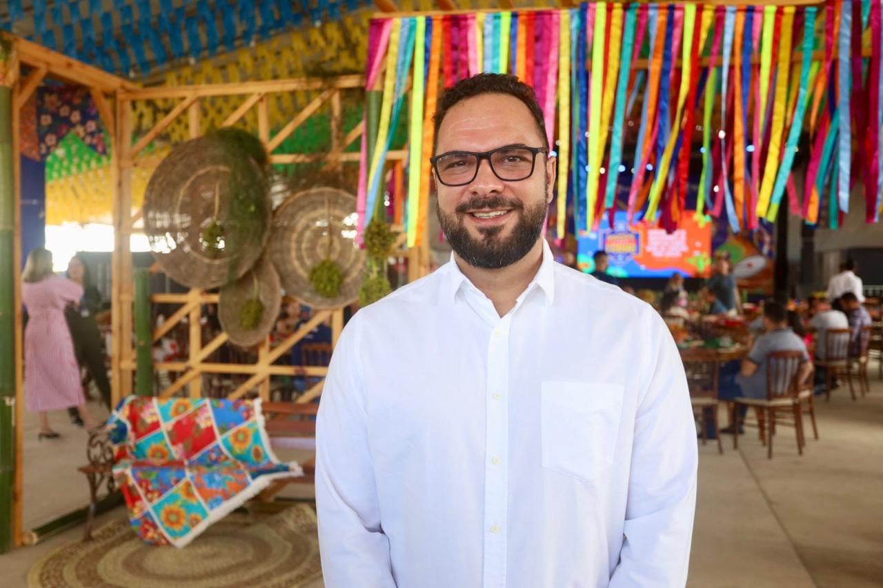 O presidente da Associação Brasileira de Bares e Restaurantes (Abrasel) em Sergipe, Bruno Dórea crédito / Foto: Max Carlos/Setur