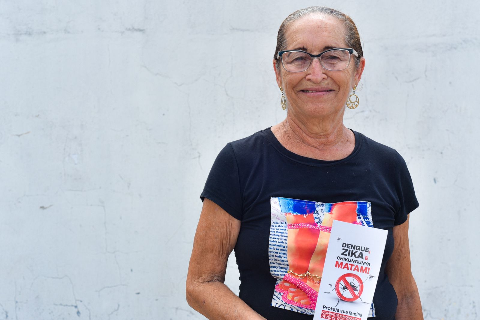 Raimunda Leal, moradora/ Foto: Felipe Goettnauer