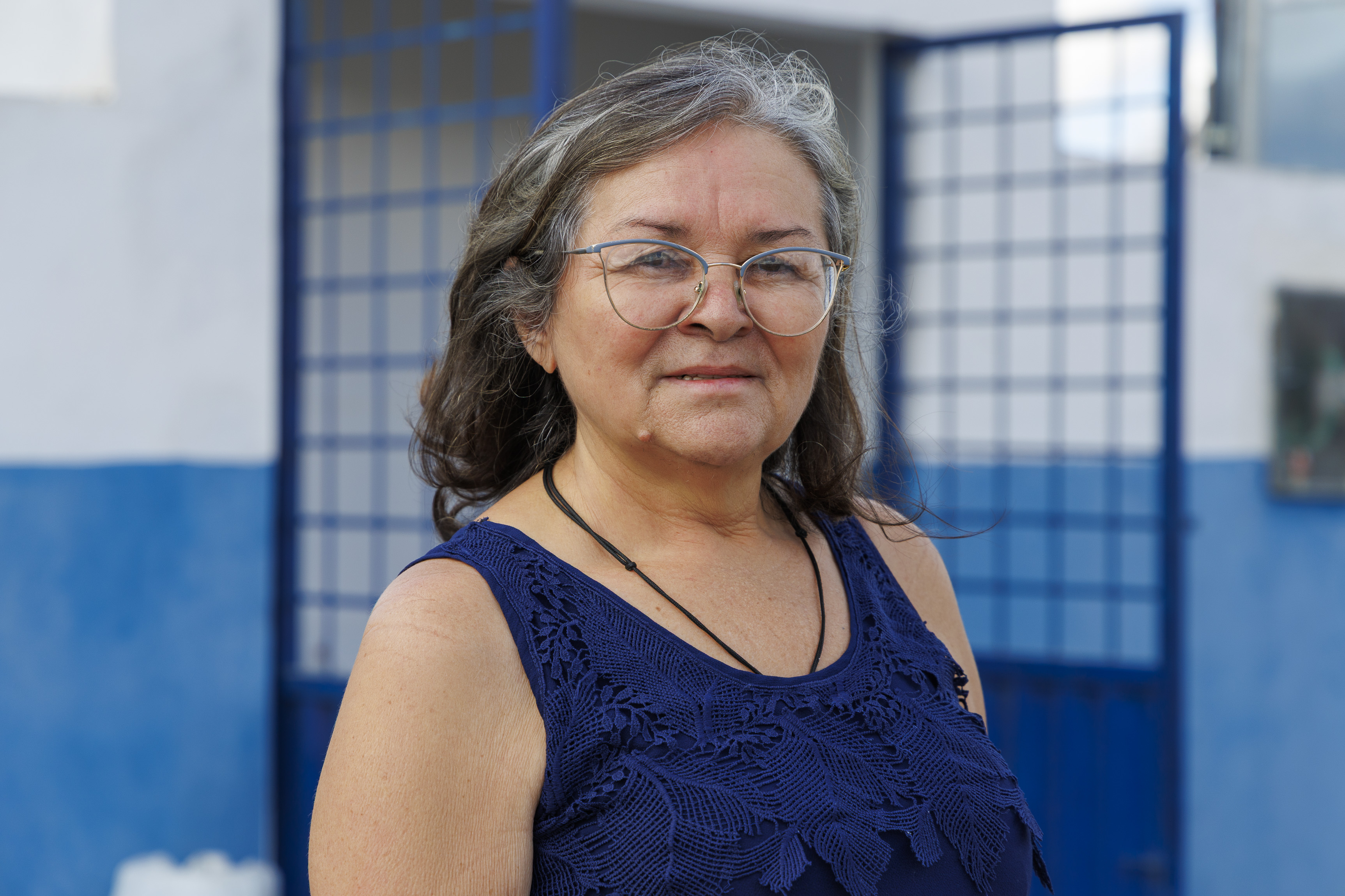 Edinalva Batista e Silva, moradora e membra do grupo gestor da comunidade // Foto : Igor Matias