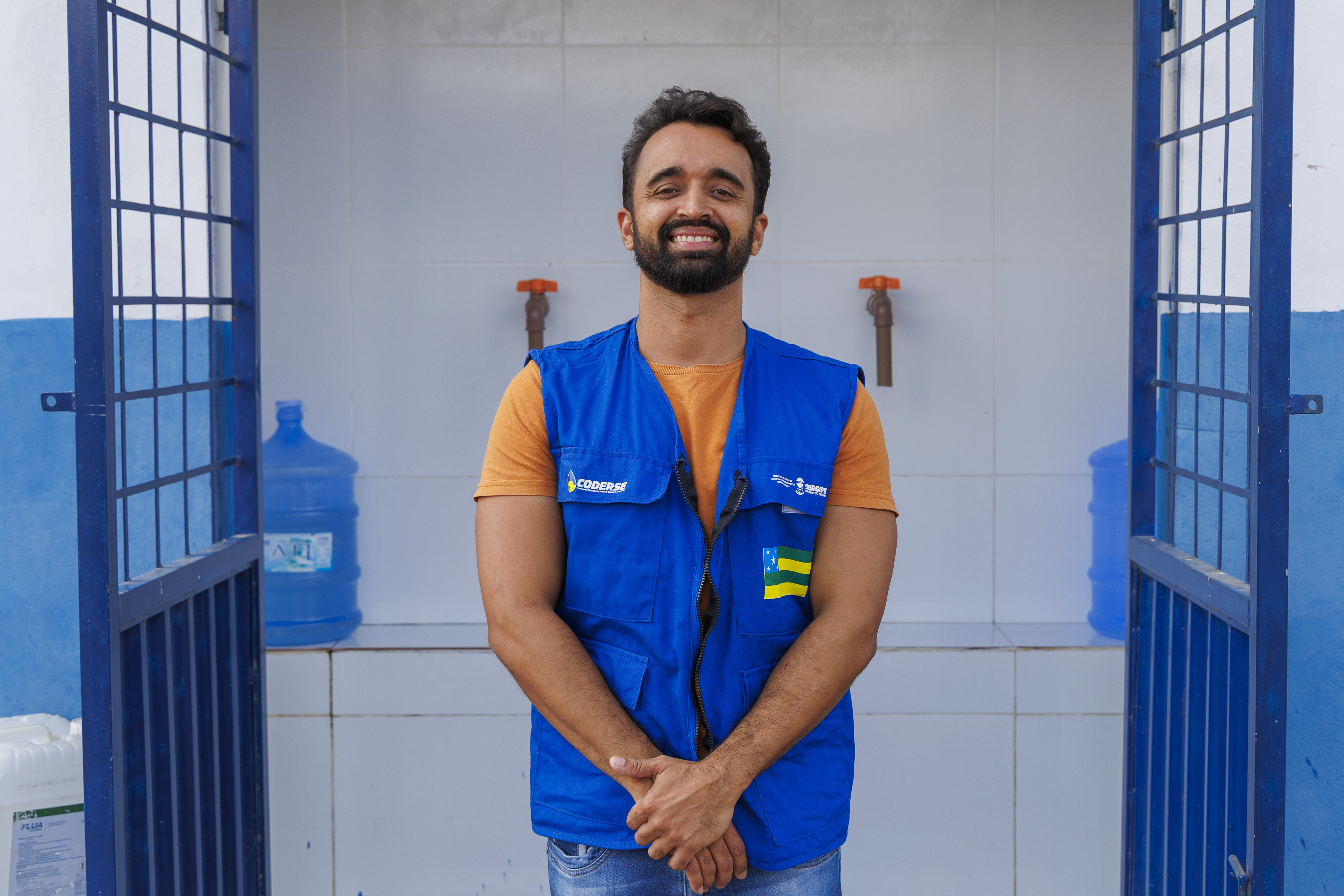Coordenador estadual do Programa Água Doce em Sergipe, Vanderson Carvalho// Foto : Igor Matias