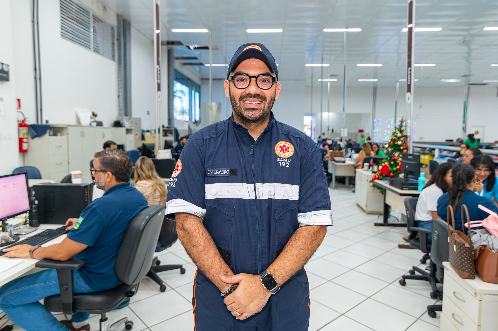 O superintendente do Samu 192 Sergipe, Ronei Barbosa / Foto: Thiago Santos