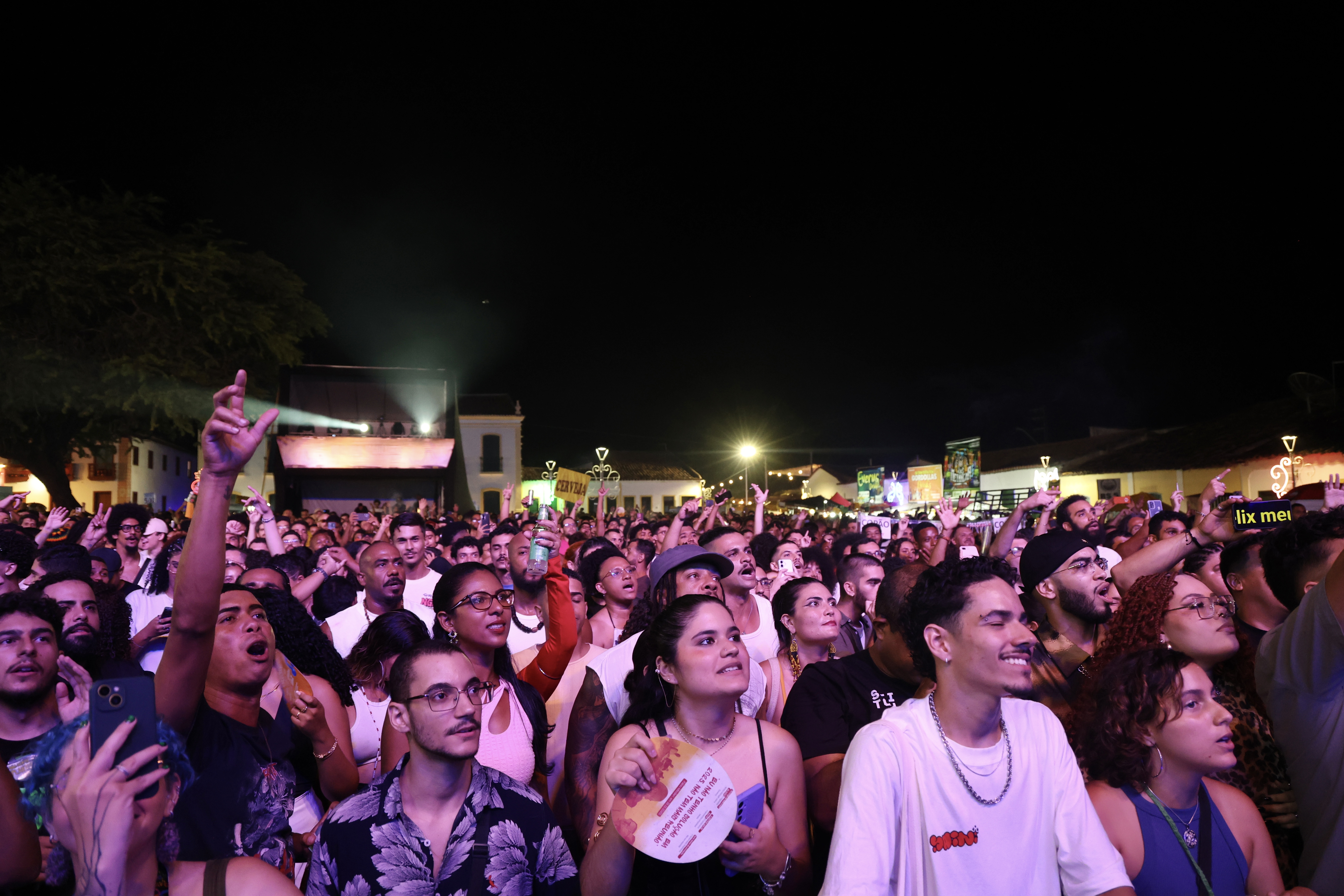 Público curte o show de Marcelo D2 no palco João Bebe Água / Foto: Dani Santos