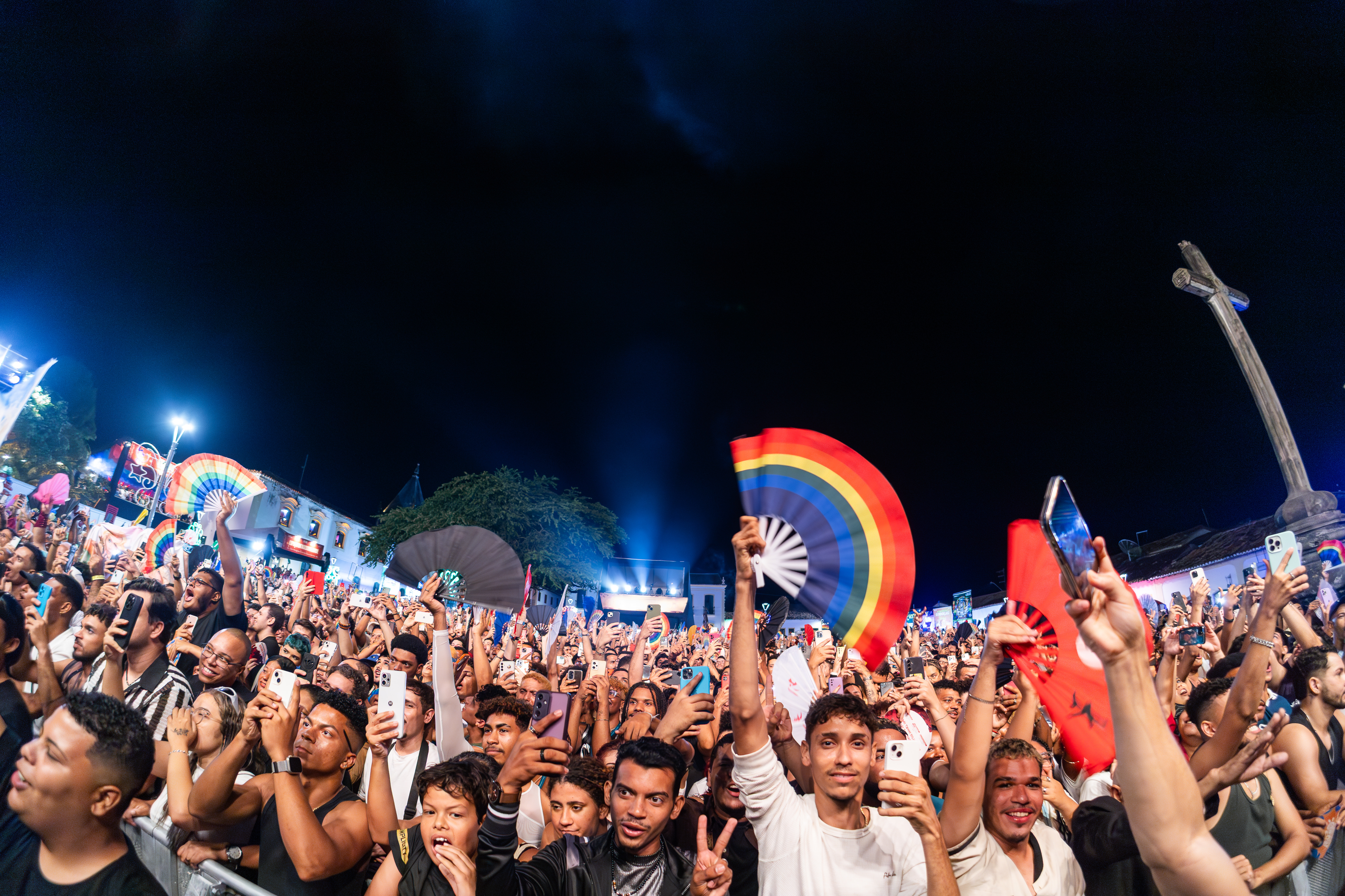 Público no show da Pabllo Vittar / Foto: Markus Mello