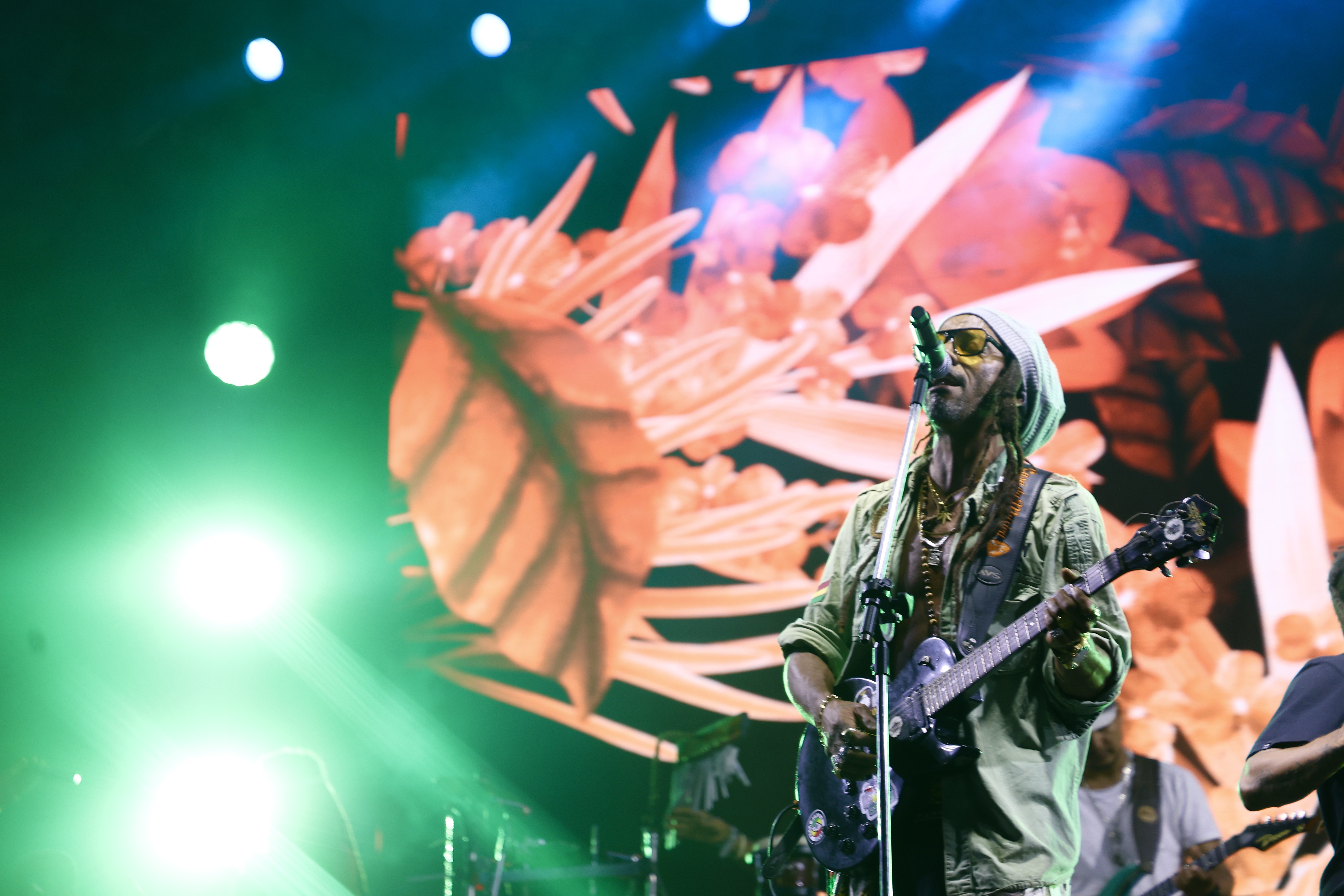 A banda de reggae Reação fechou apresentações da sexta no palco João Bebe Água / Foto: Dani Santos