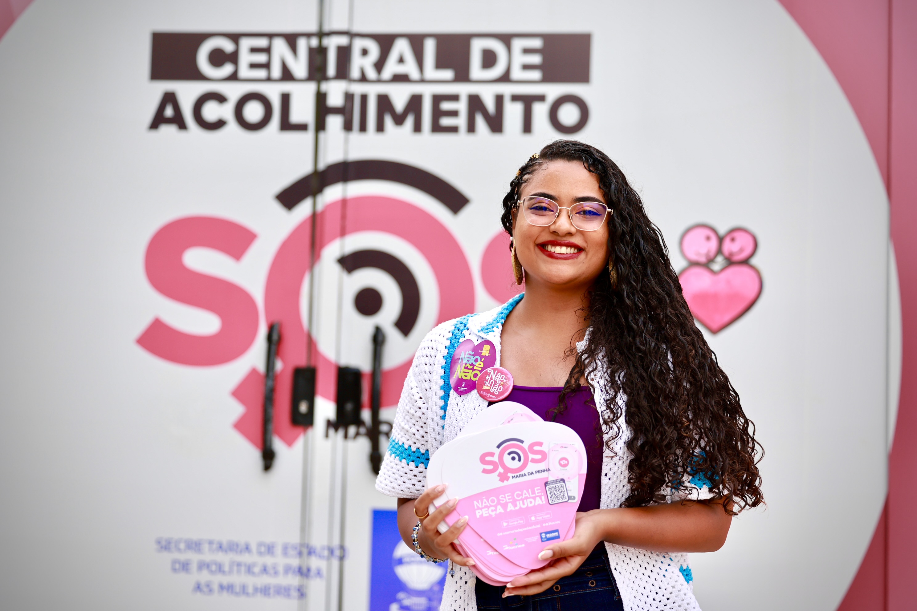 A coordenadora de Políticas para as Mulheres de São Cristóvão, Raissa Rocha / Foto: César de Oliveira