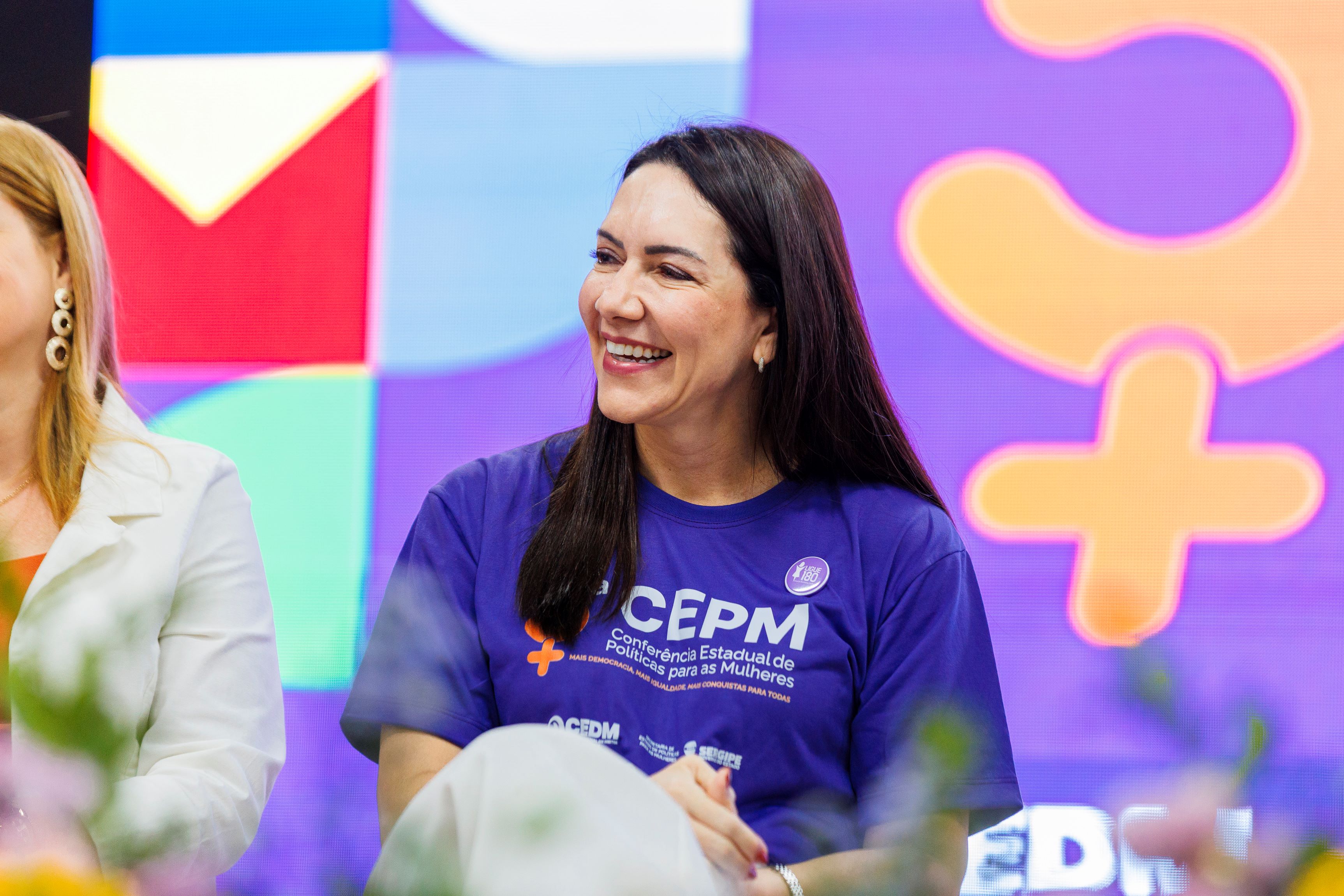 A secretária da SPM, Danielle Garcia, ressaltou que as equipes da pasta estão presentes, reforçando a campanha de conscientização e combate à importunação sexual contra as mulheres / Foto: Igor Matias