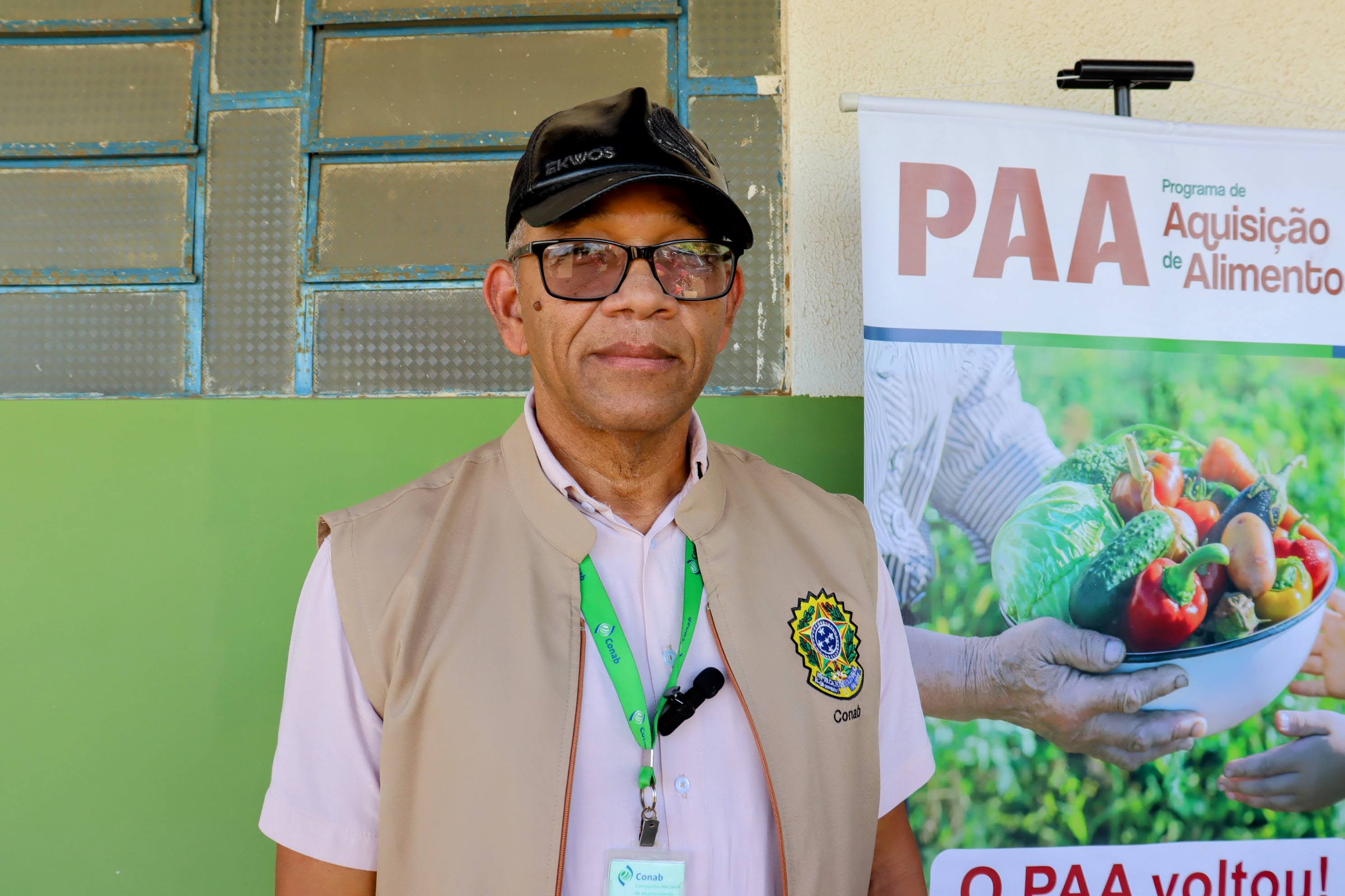 Coordenador do PAA na Superintendência da Conab em Sergipe, Francisco Carlos destaca a importância da Coderse como parceira no programa