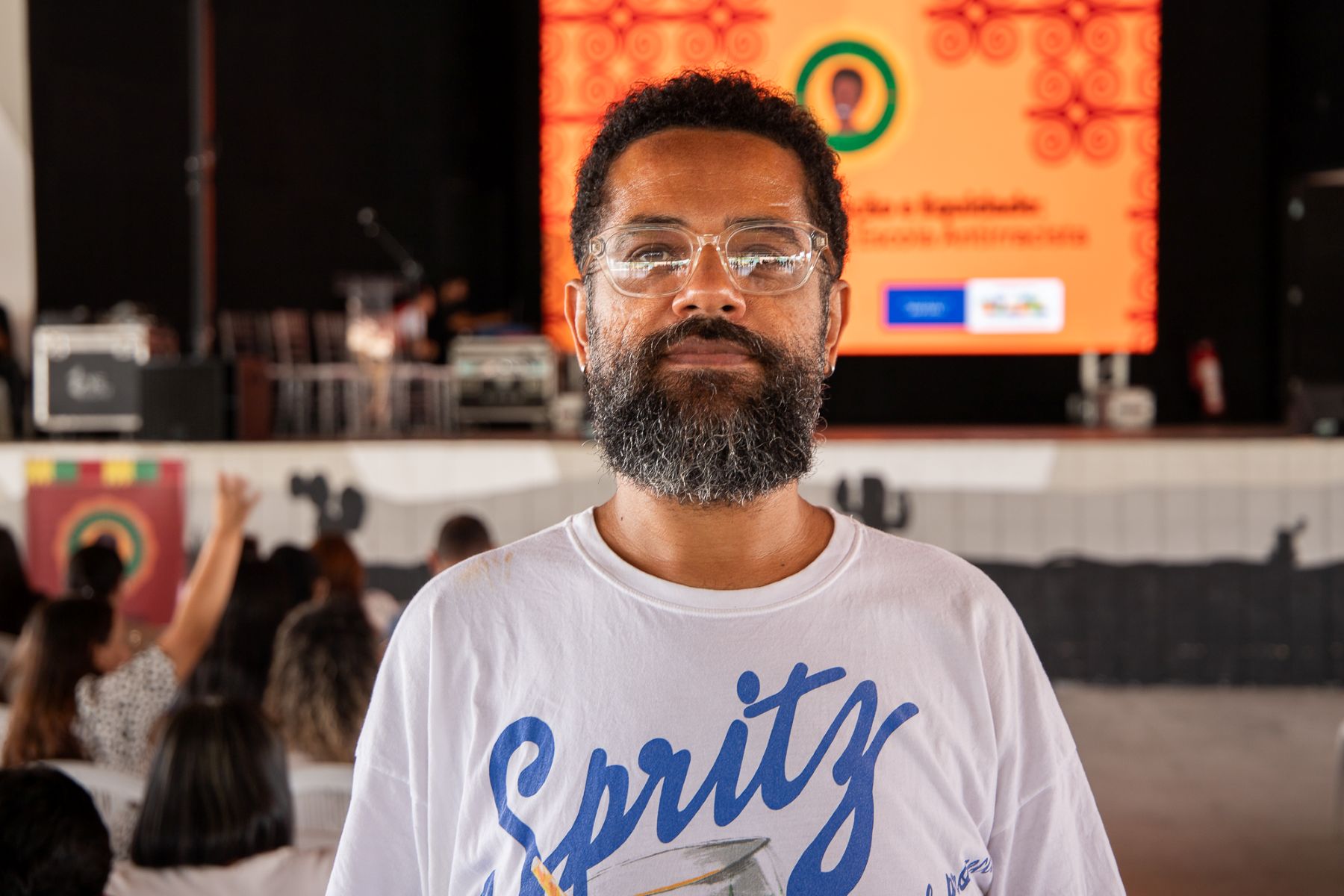 Professor do Centro de Excelência Poeta José Sampaio, em Nossa Senhora do Socorro, Alan da Silva Conceição