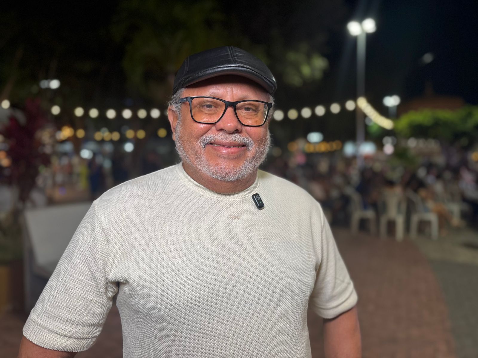 Para o ator Luiz Carlos, que integra o elenco do filme ‘Clandestino’, o valor do cinema itinerante fortalece o acesso à cultura no interior / Foto: Victoria Navarro