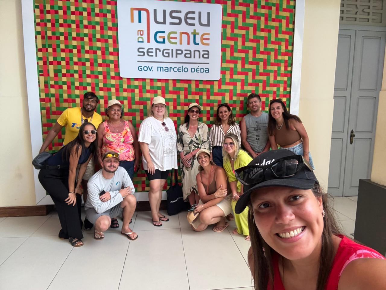 Museu da Gente Sergipana, no Centro de Aracaju, surpreendeu os agentes pela diversidade cultural e tecnologia / Foto: Eva Ramos/Setur