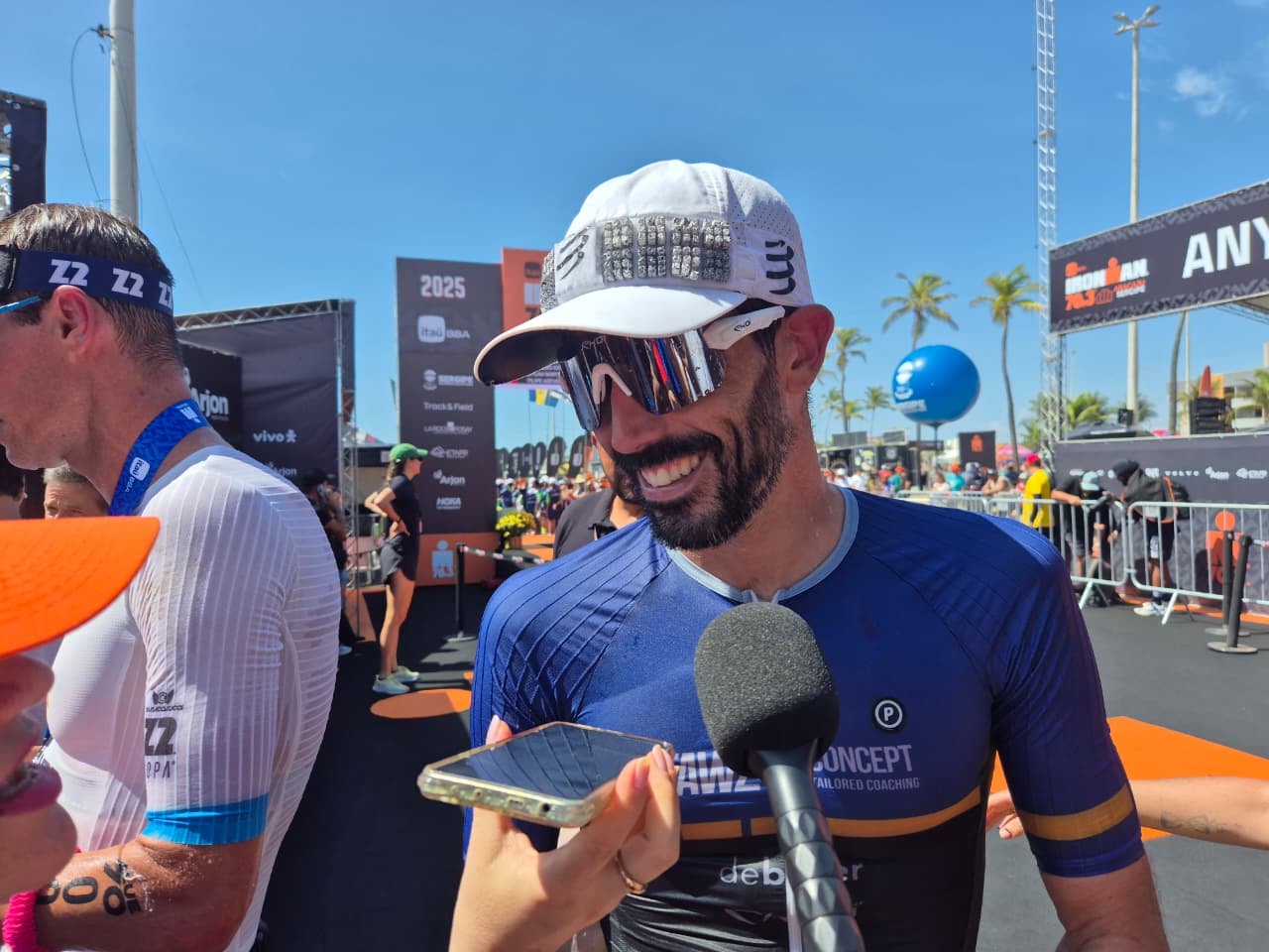 O português Filipe Azevedo, vice-campeão da prova, destacou já avisou que pretende competir em Aracaju em 2026 / Foto: Matheus Moura/Setur