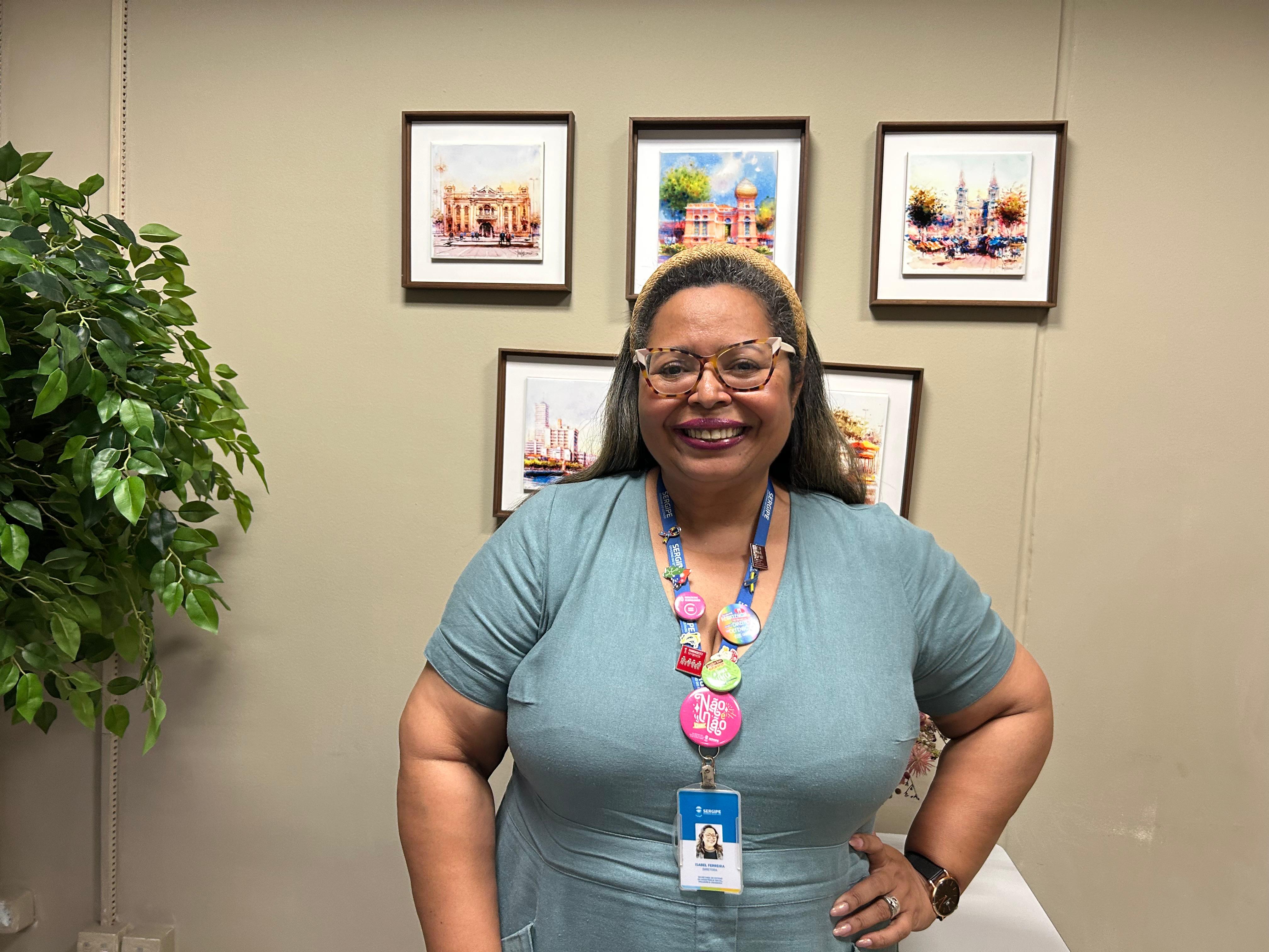 Diretora de Inclusão e Direitos Humanos da Seasic, Isabel Ferreira