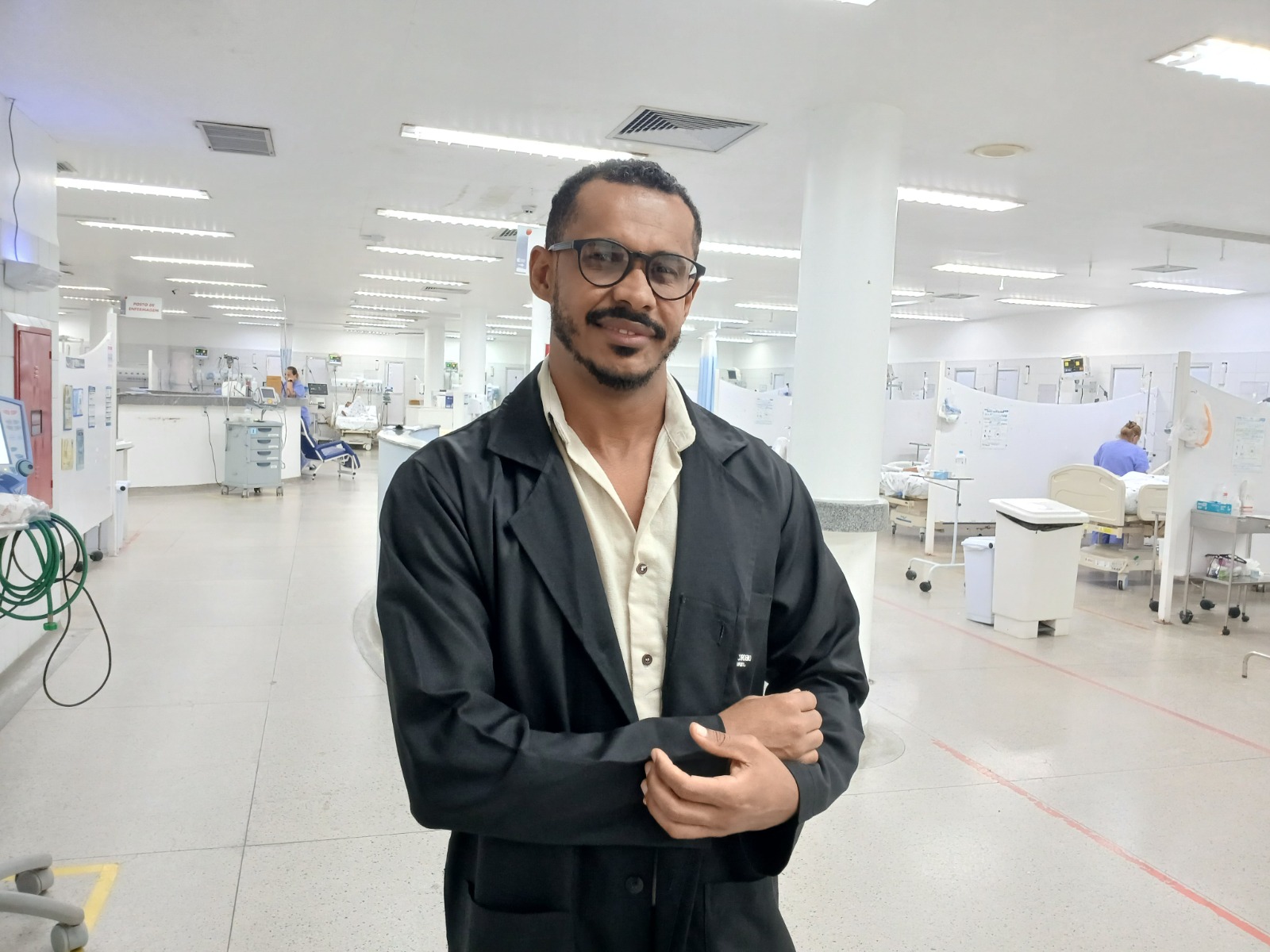 Enfermeiro e gerente da UTI Cirúrgica, Aldair Moraes