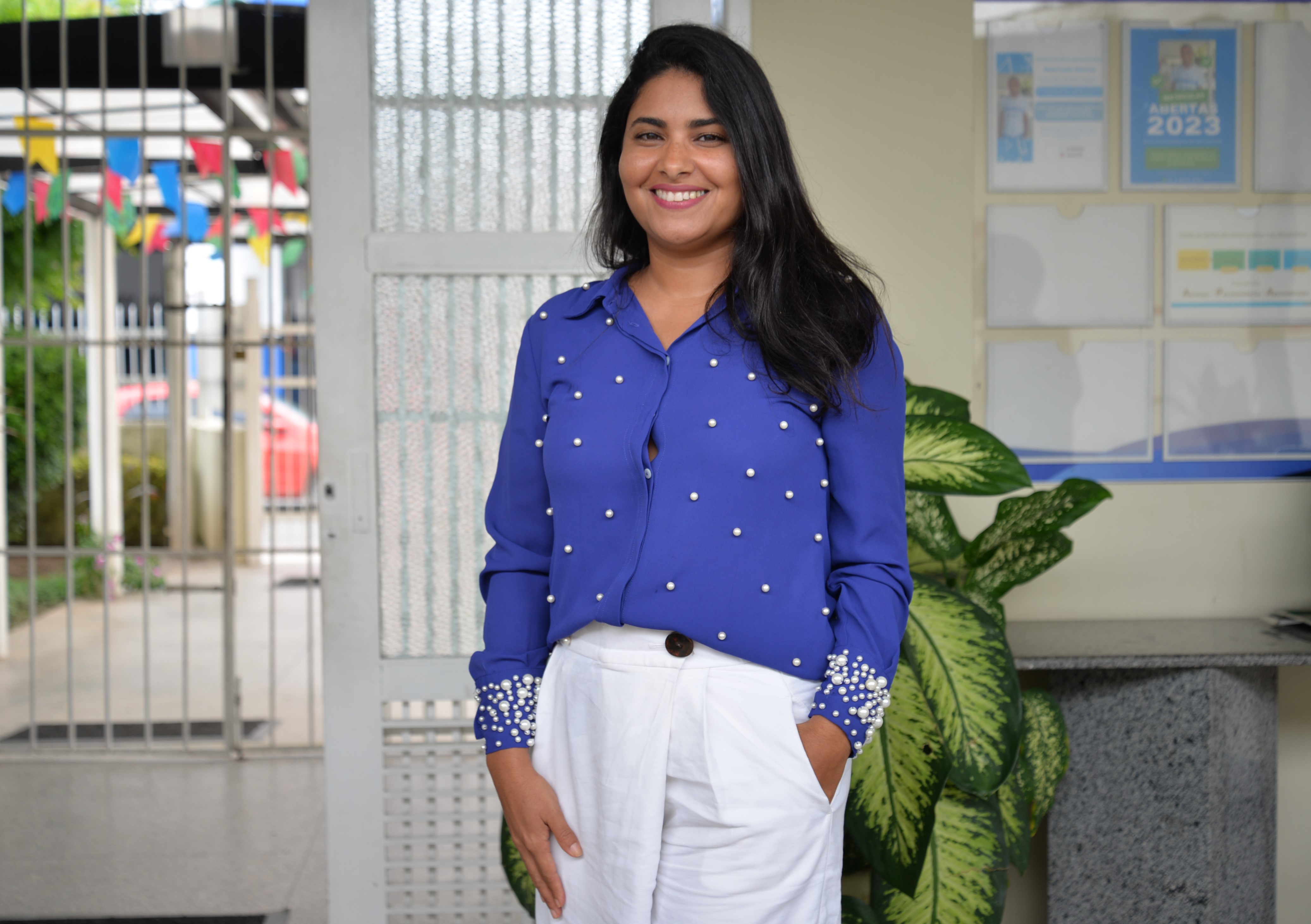 Coordenadora do Núcleo Gestor da Matrícula Online da Seed, Jaqueline Andrade