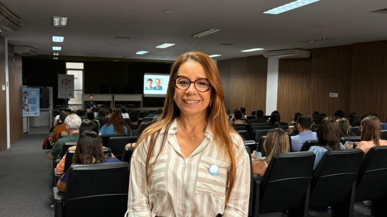 Coordenadora estadual de Saúde Bucal, Ana Paula Vieira