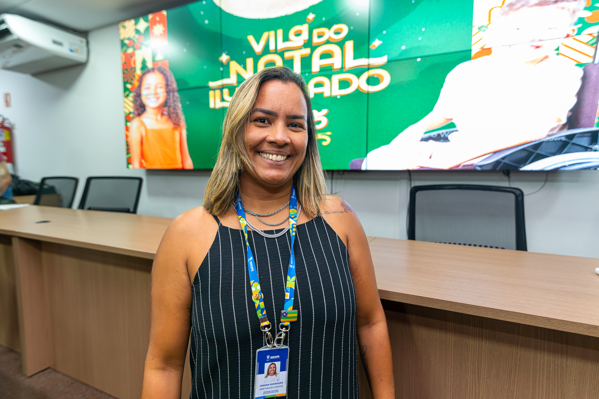 Diretora de Eventos da Secom, Janaína Rodrigues // Foto : Thiago Santos