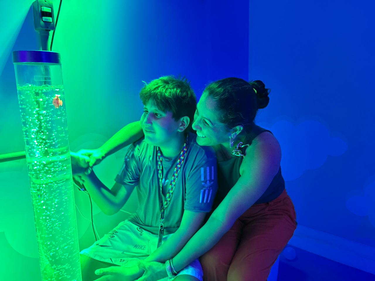 Ana Taise decidiu aproveitar o feriadão e encontrou no espaço um acolhimento que fez toda diferença para seu filho Murilo