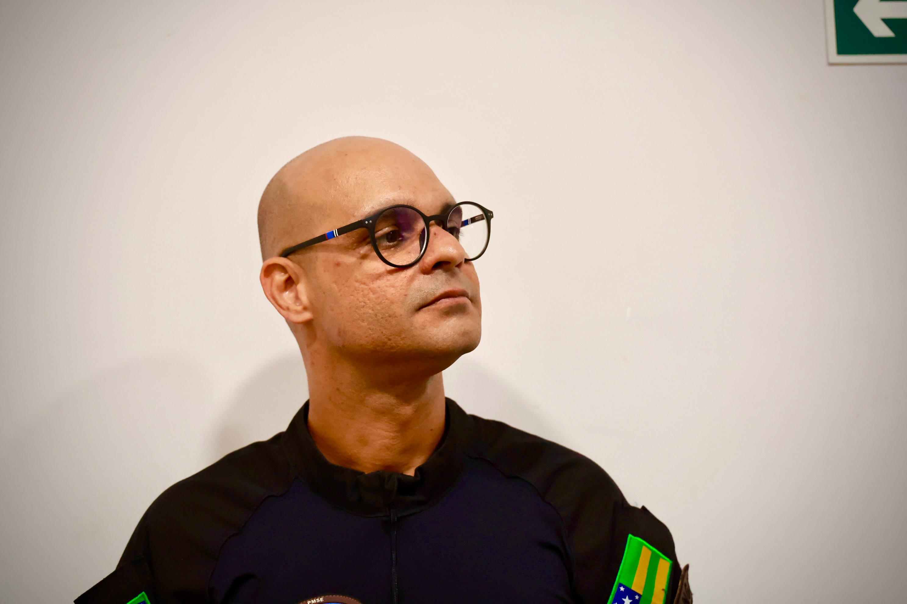 secretário executivo da SSP, Coronel Andrade//Fotos: César de Oliveira