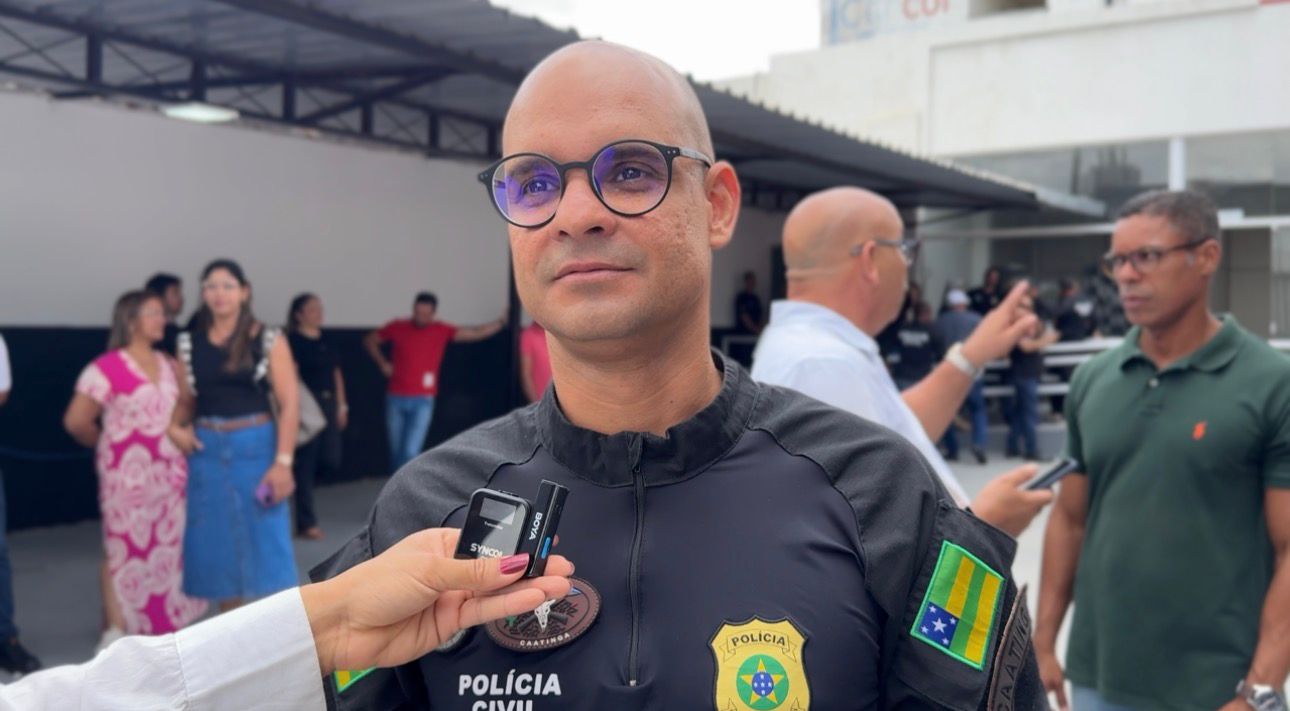 Thiago Leandro, delegado-geral da Polícia Civil//Fotos: Ascom SSP