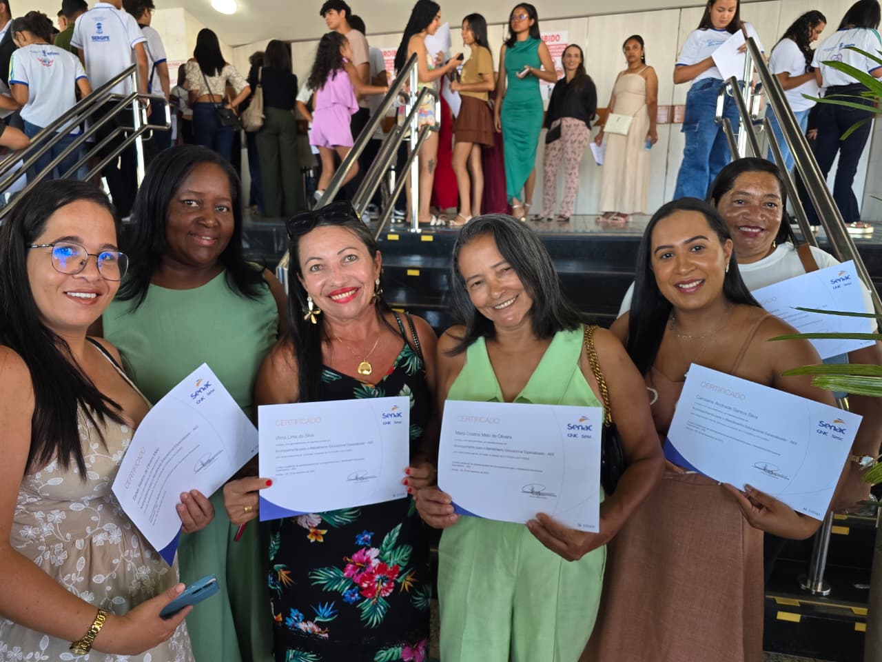 Cristiane Melo, Vilma Lima, Maria Marta, Elizane da Silva e Carolaine Andrade Santos | Fotos: Seed