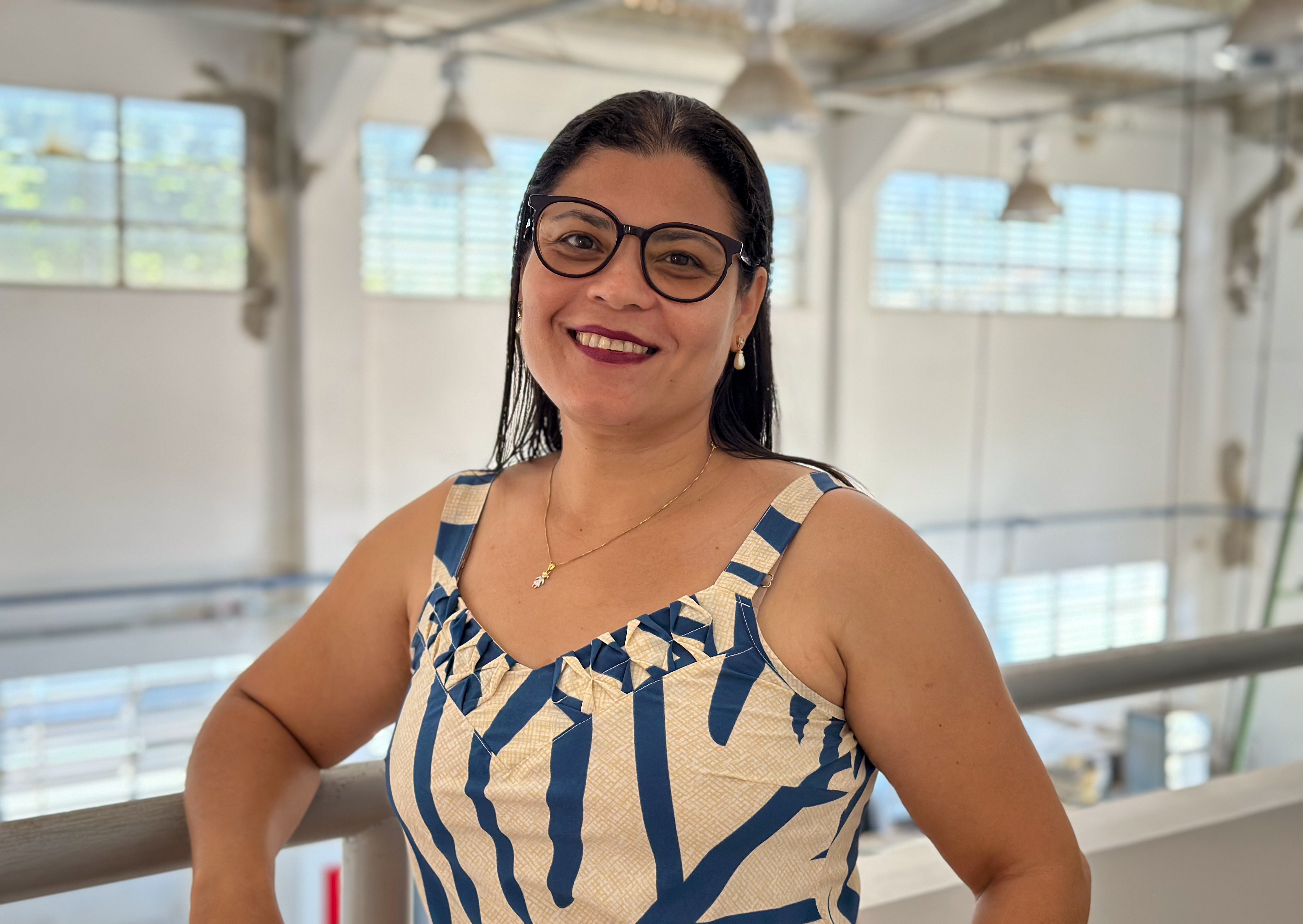 Nívea Castro, professora da rede estadual | Foto: Jhennifer Laruska