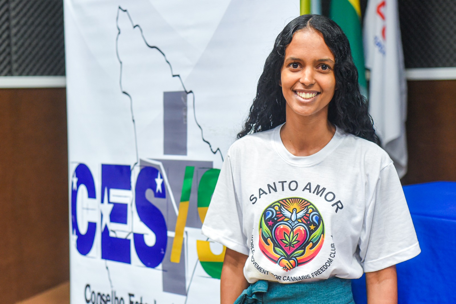 A representante da Ong Santo Amor de Sergipe, Michelle Menezes | Fotos: Felipe Goettenauer