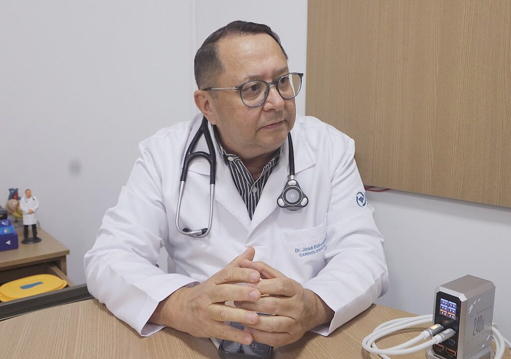 Coordenador da linha de cuidado do paciente cardiovascular do Huse, José Edvaldo Santos