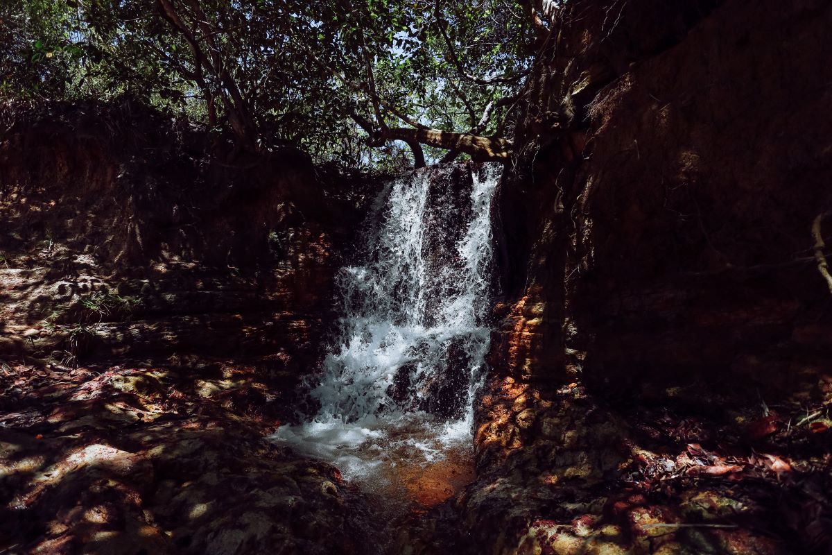 Uma das experiências mais procuradas, Cachoeira do Roncador está localizada dentro da Reserva Biológica Santa Isabel / Foto: Max Carlos/Setur