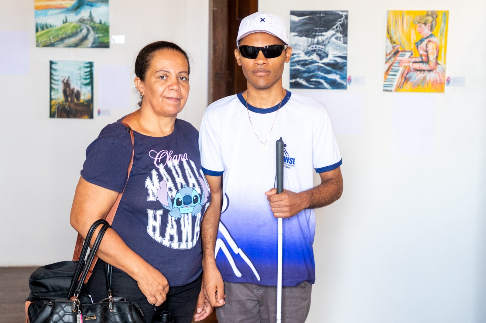 Valdson Santos, de 23 anos, aprovou a visita/ Foto: Mário Sousa