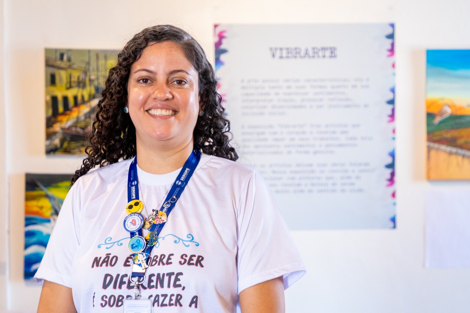 Gestora Operacional da Reabilitação Visual do CER IV, Ana Carolina de Jesus/ Foto: Mária Sousa