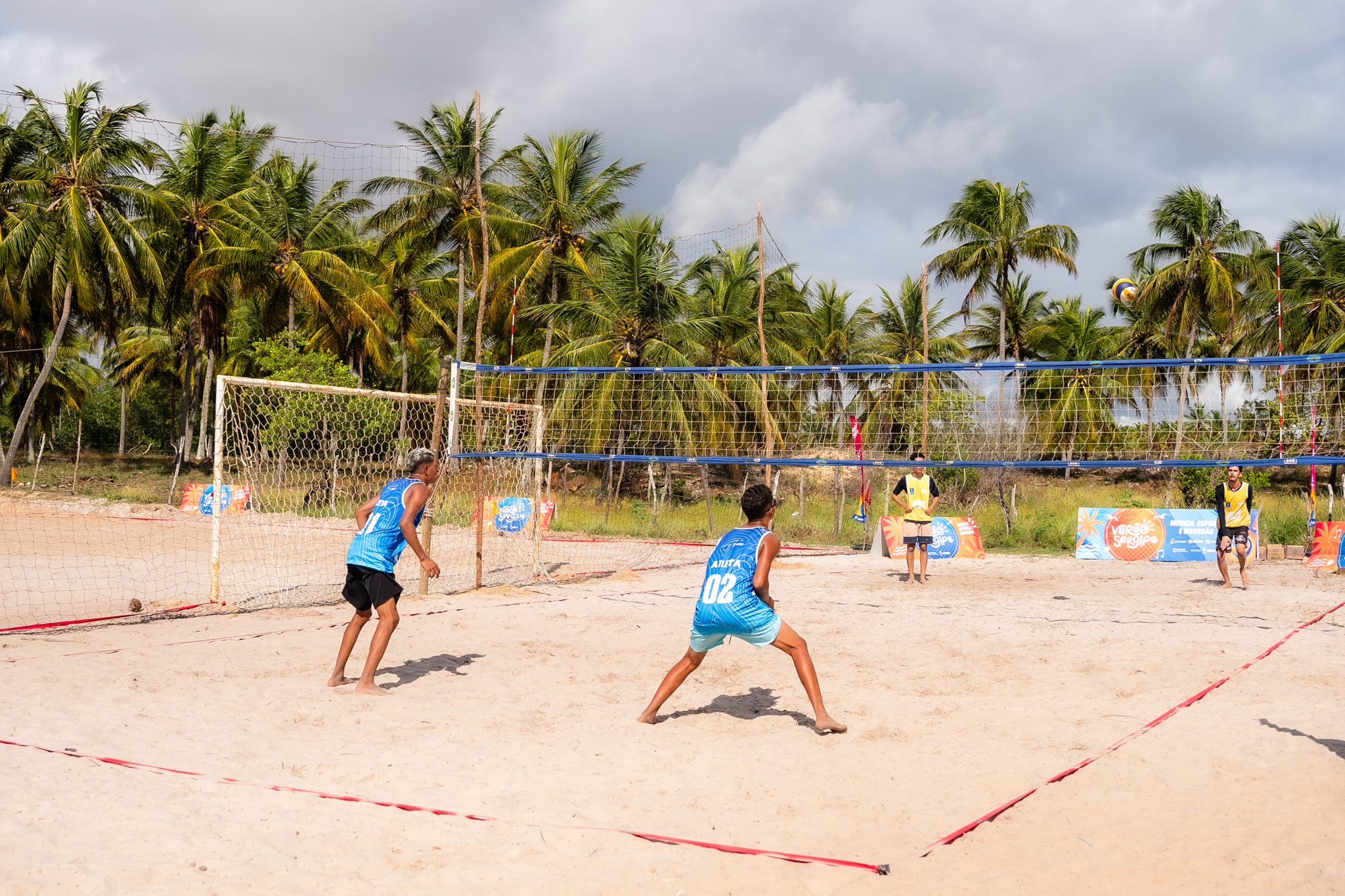 Vôlei de praia está entre as modalidades da programação esportiva/Foto: Jéssika Graça
