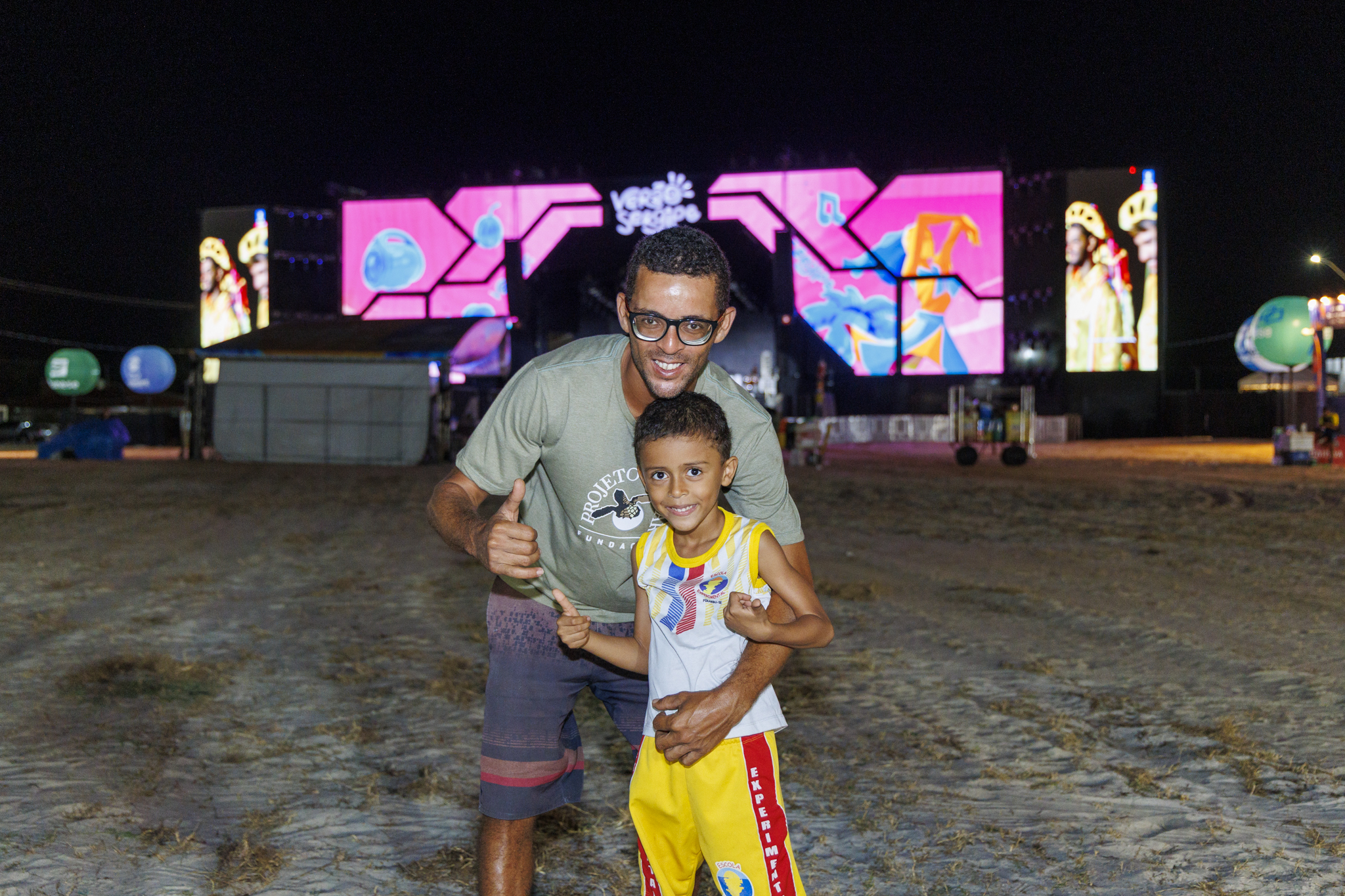 O instrutor de praia Felipe dos Santos Melo conta ser frequentador assíduo do evento