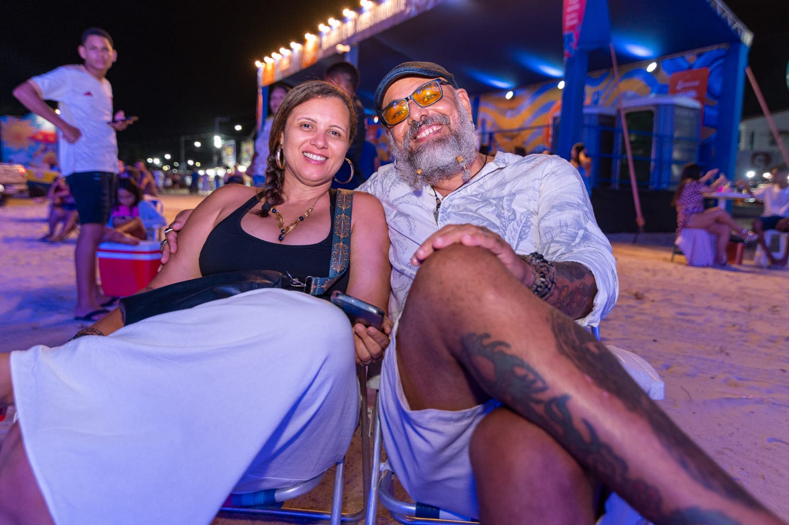 O casal Paula Carneiro e Paulo César Carneiro // Fotos: Thiago Santos