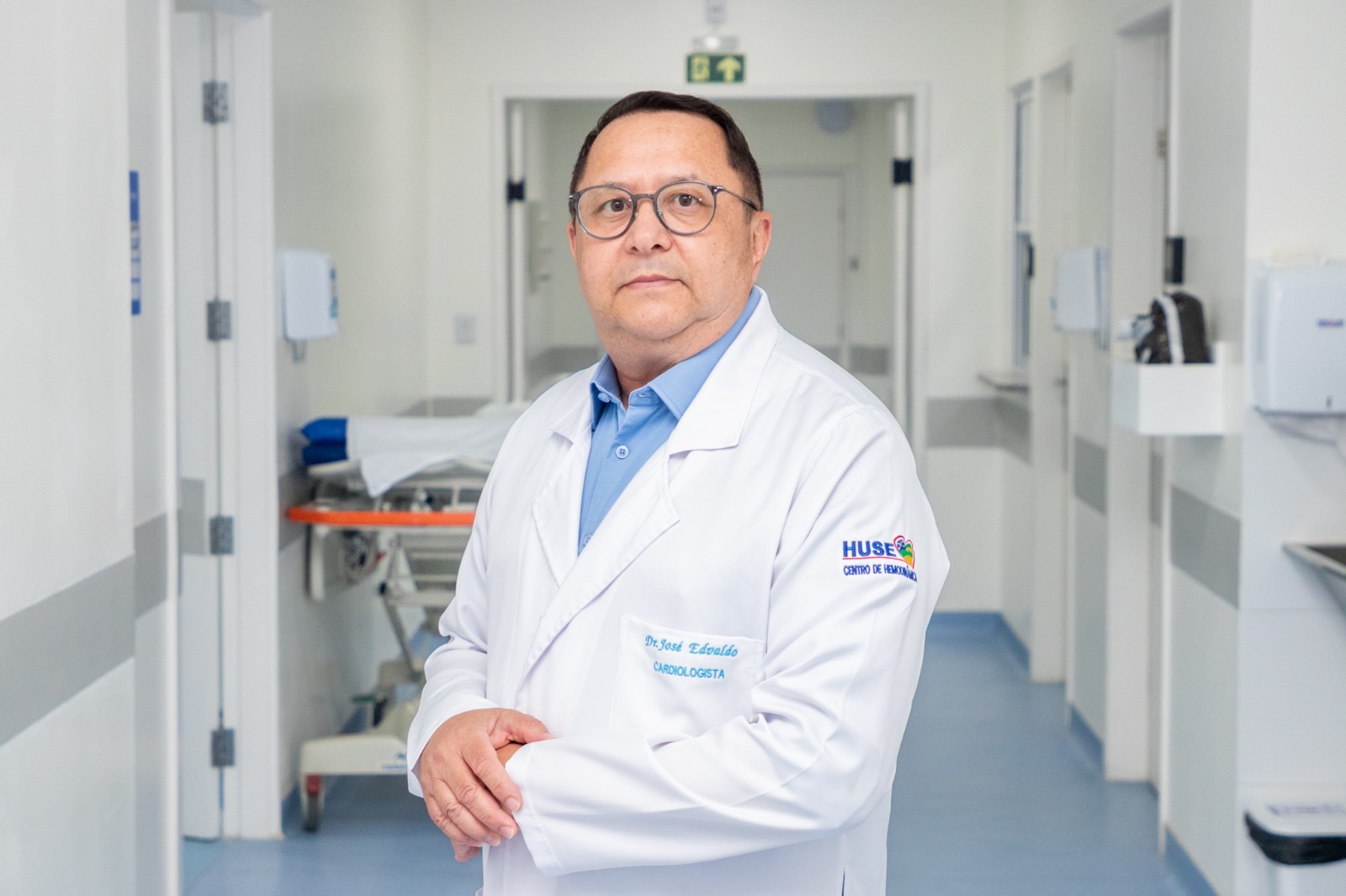 O coordenador da Linha de Cuidado do Paciente Cardiovascular do Huse, José Edvaldo Santos