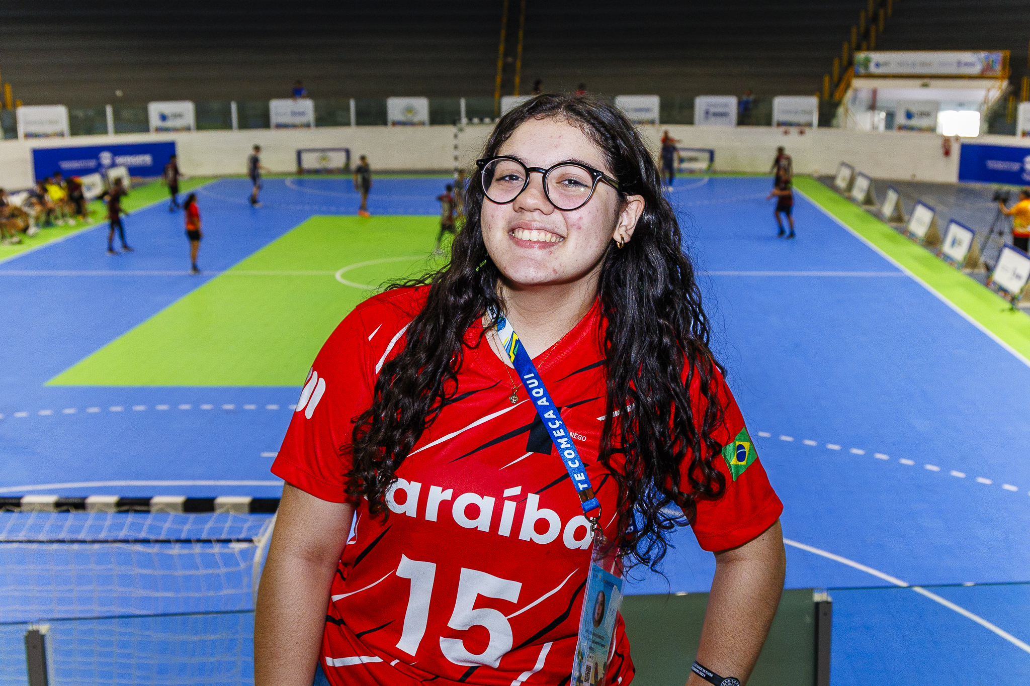 Da equipe da Paraíba, a atleta Ana Luísa Paiva destaca a diversidade e qualidade das quadras sergipanas / Foto: Igor Matias