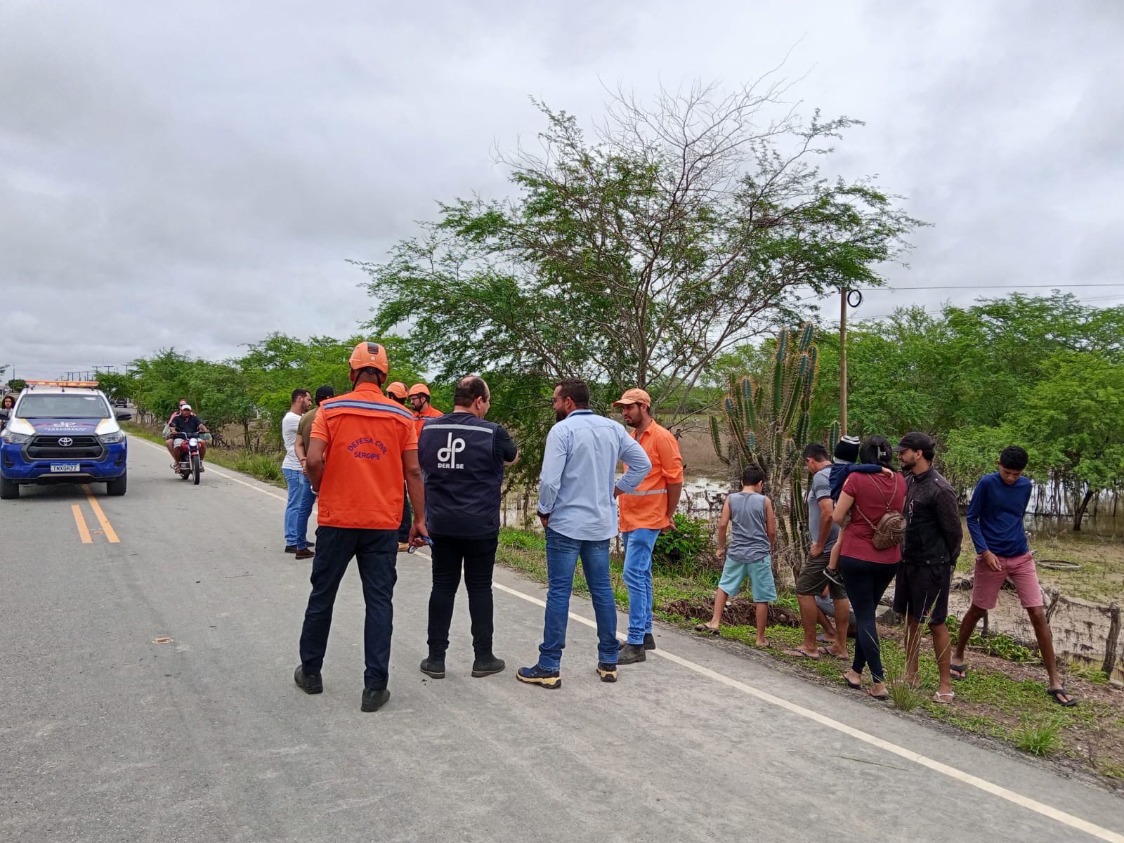 Bloqueio feito pelo DER/SE visa garantir a integridade física dos condutores